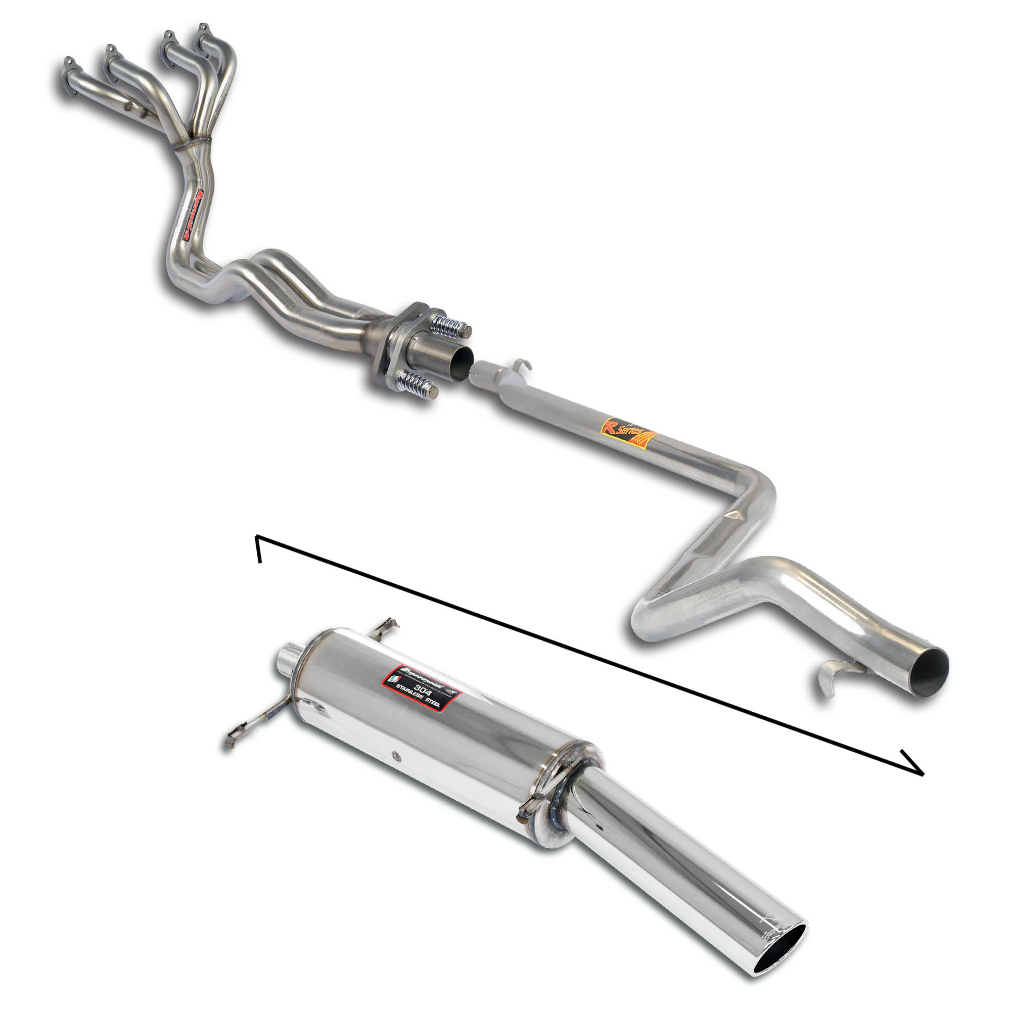 Track performance package "4-2-1" Oversize Ø50mm