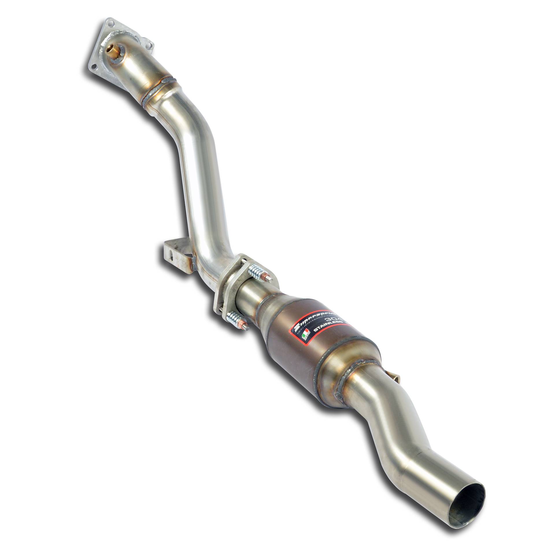 Kit tubo turbina destro con catalizzatore metallico