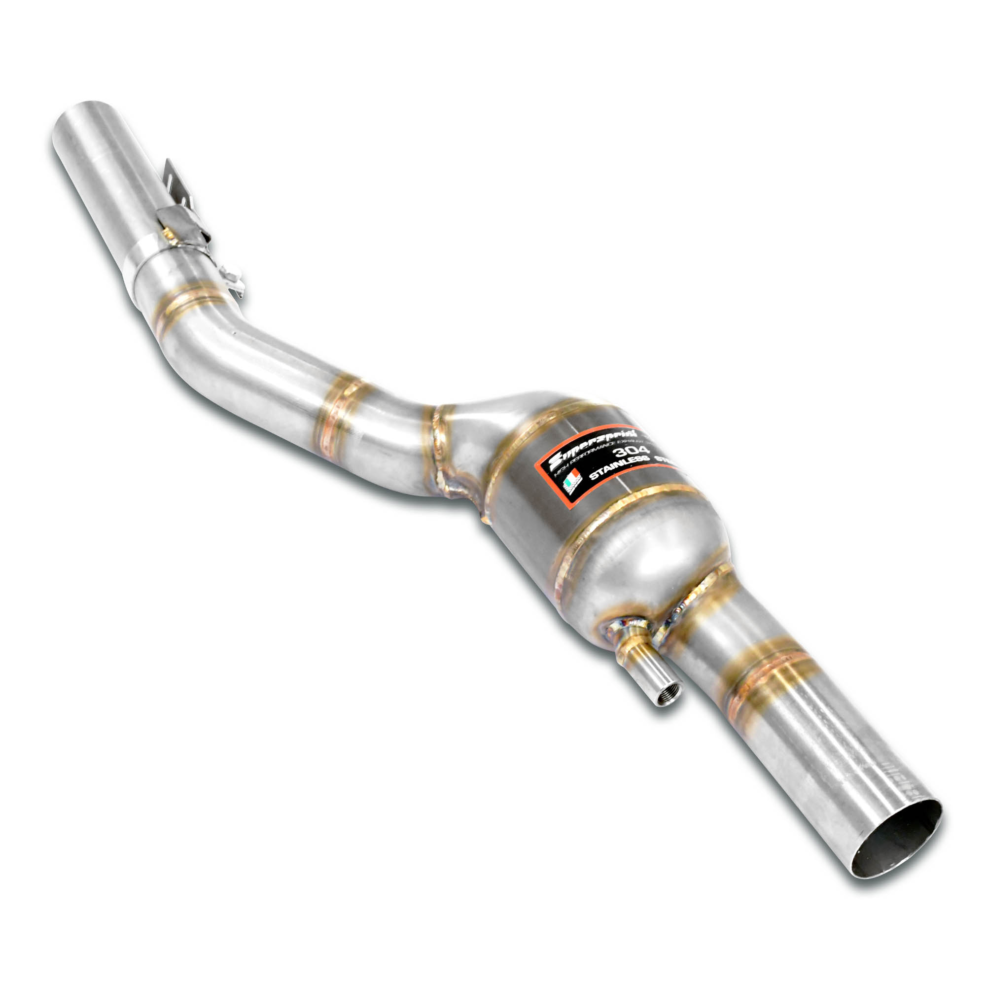 Anteriore con catalizzatore metallico Sinistro