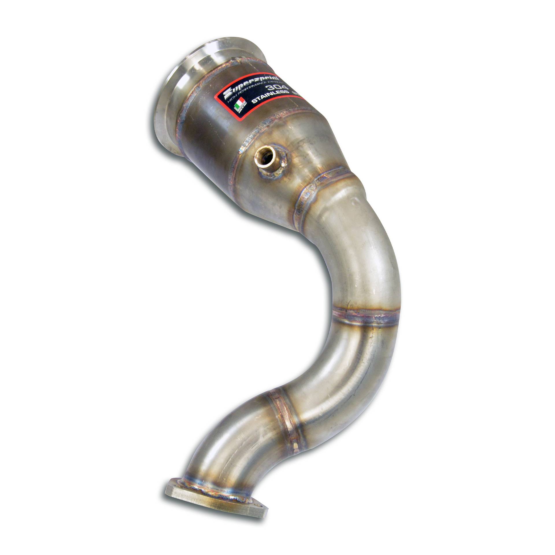 Downpipe Sinistro + Catalizzatore metallico