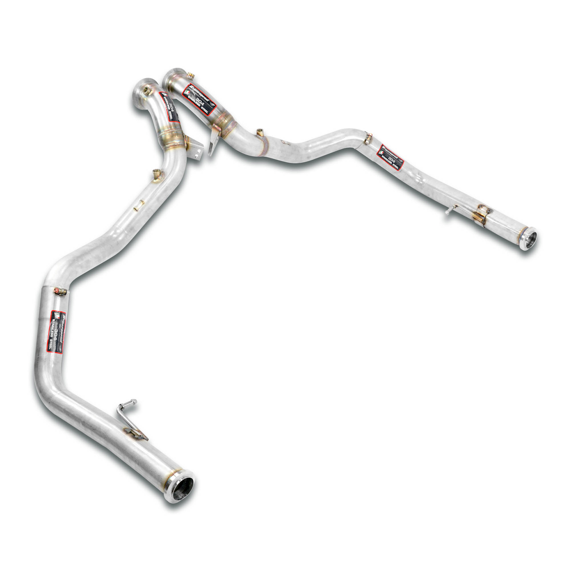 Kit downpipe Destro + Sinistro<br>(Sostituisce catalizzatore)