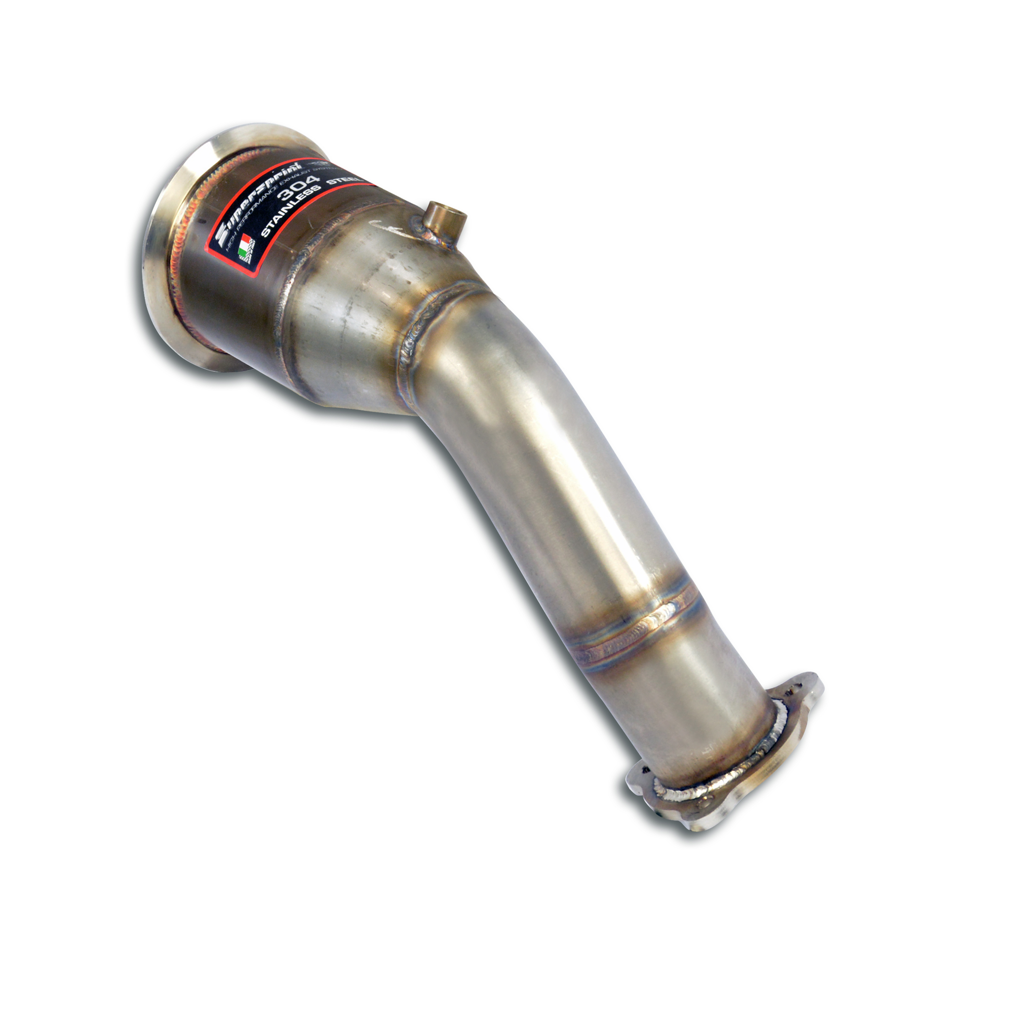 Downpipe Destro + catalizzatore metallico<br>(Guida a sinistra / destra)