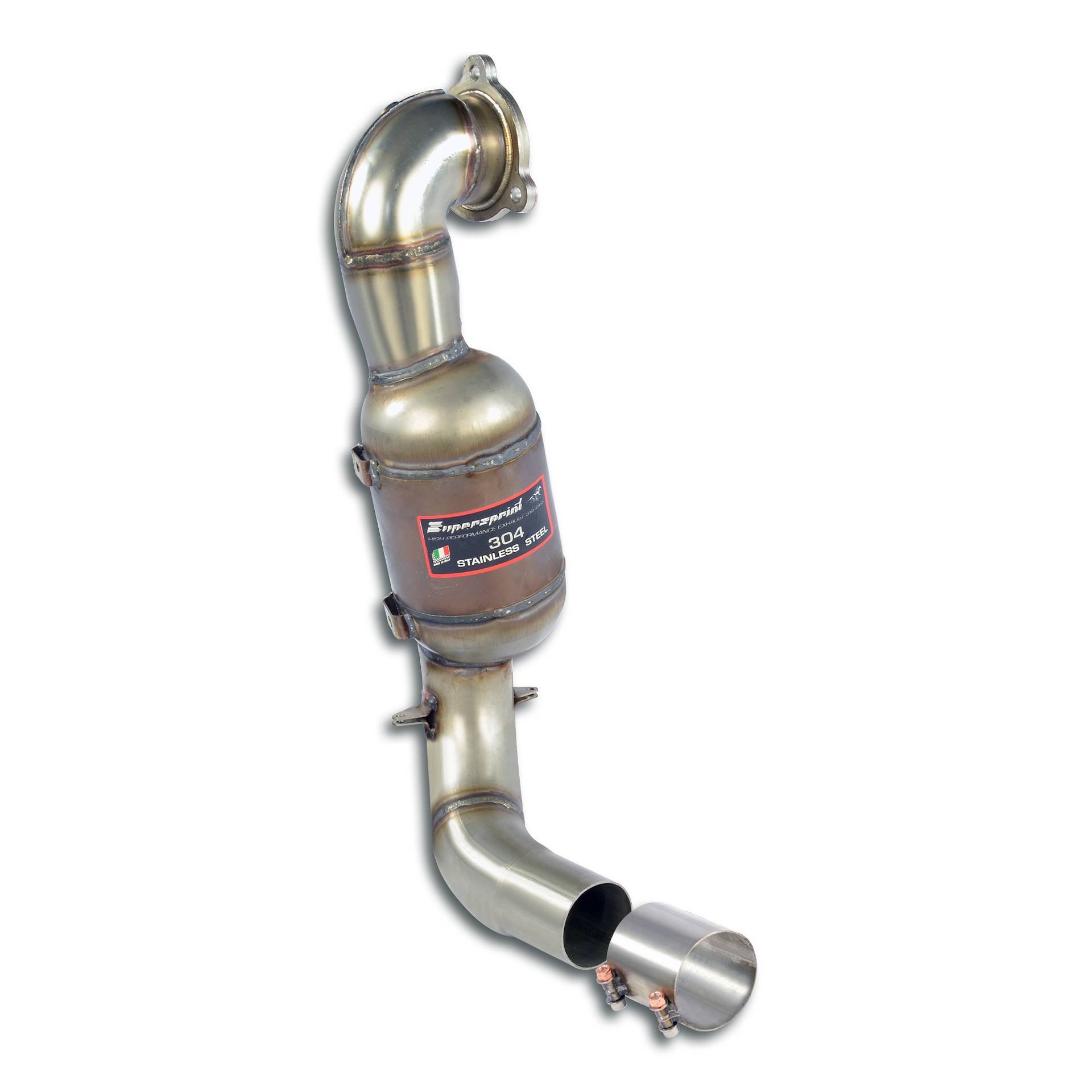 Downpipe + Catalizzatore metallico 100CPSI
