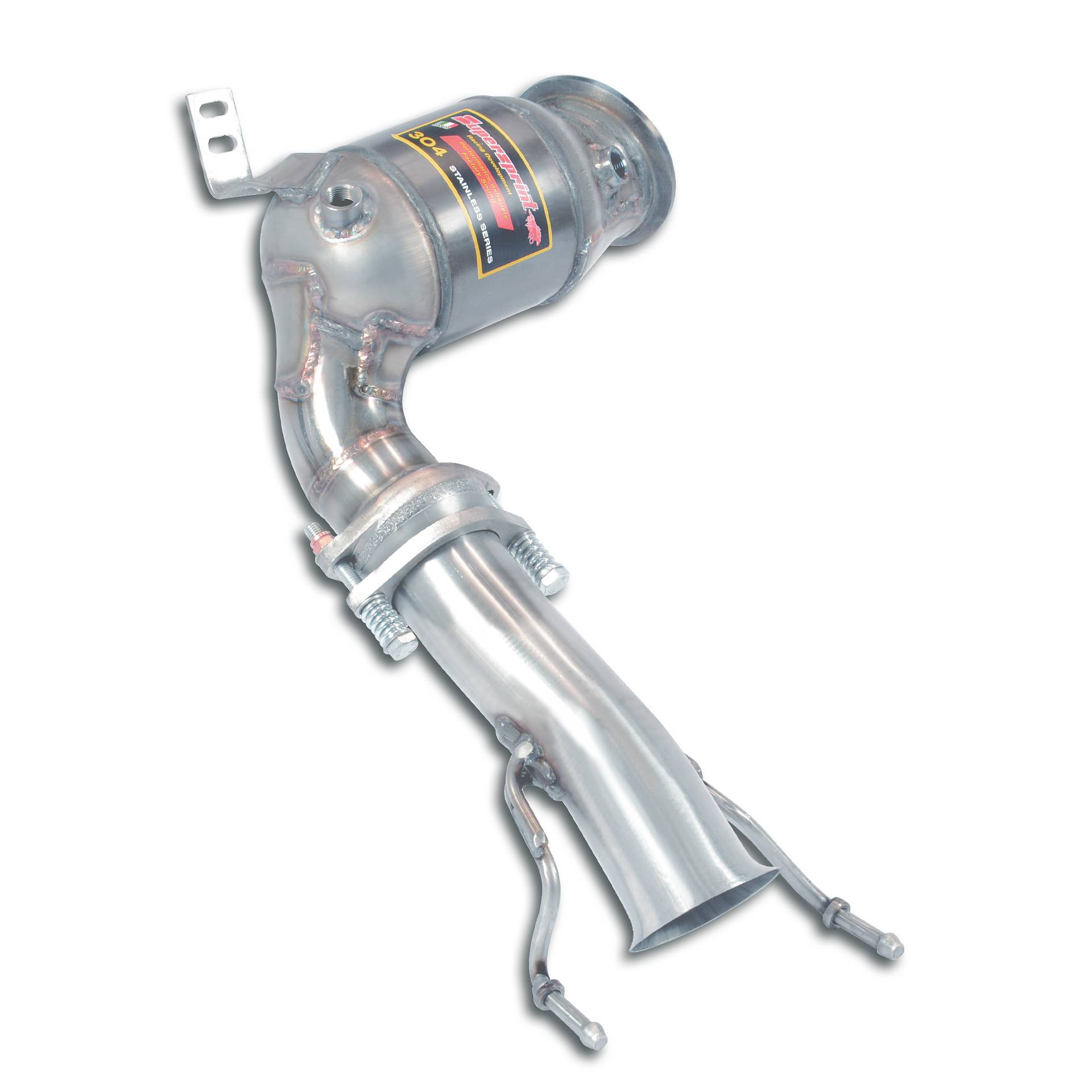 Downpipe + catalizzatore metallico