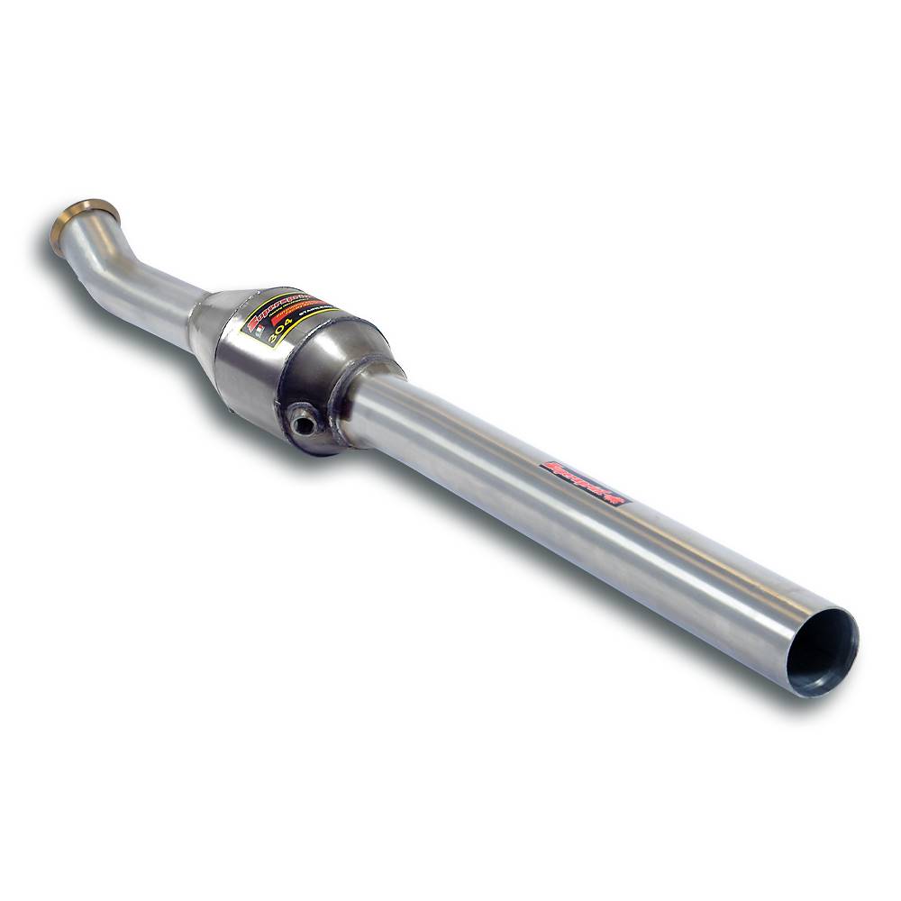 Scarico anteriore con catalizzatore metallico<br>(Elimina OPF) 