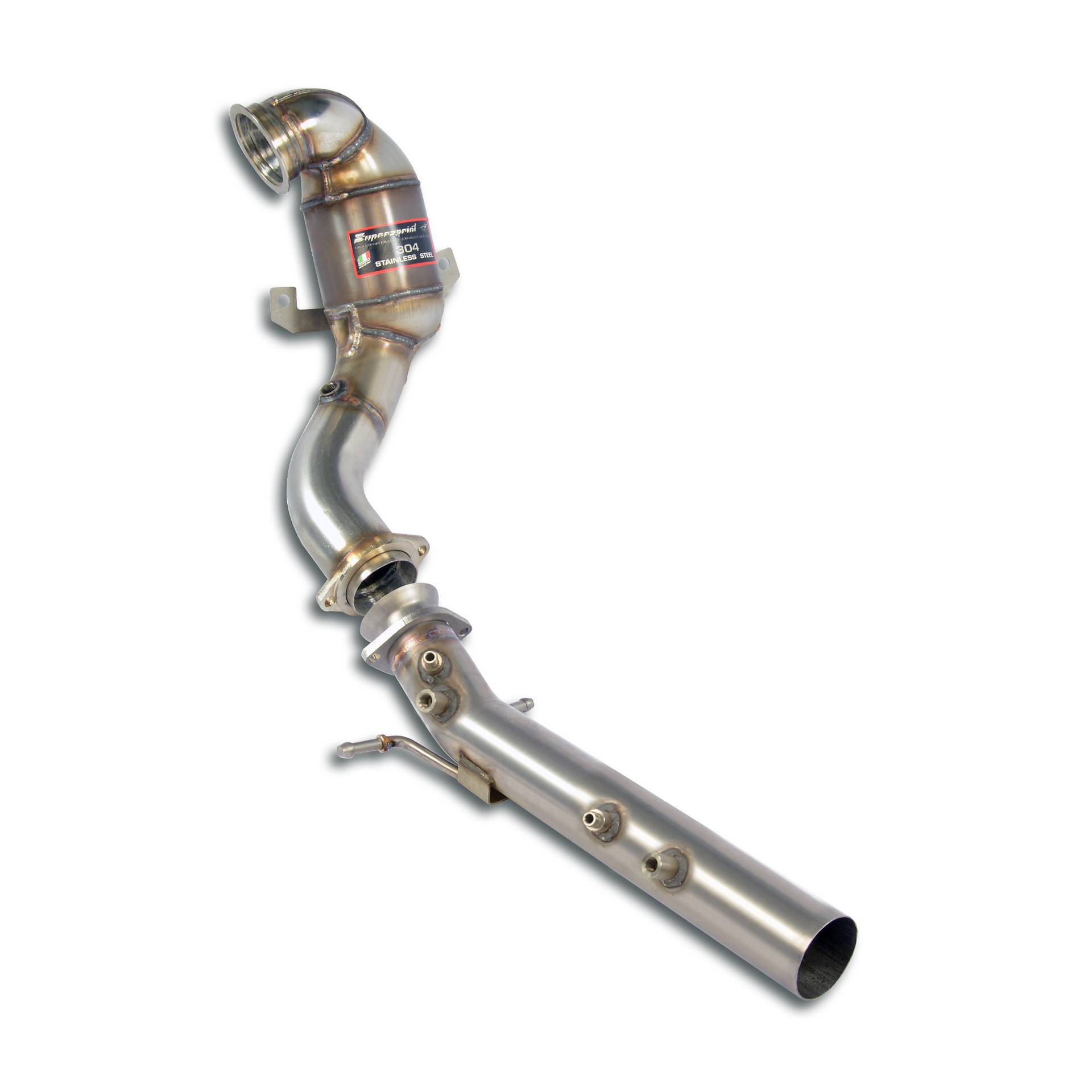 Tubo turbina con catalizzatore metallico WRC 100 CPSI<br>(Elimina GPF)