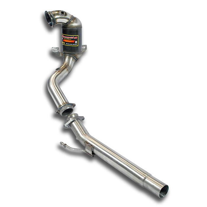 Downpipe + catalizzatore metallico<br>(uscita Ø55mm)<br>(Elimina GPF)