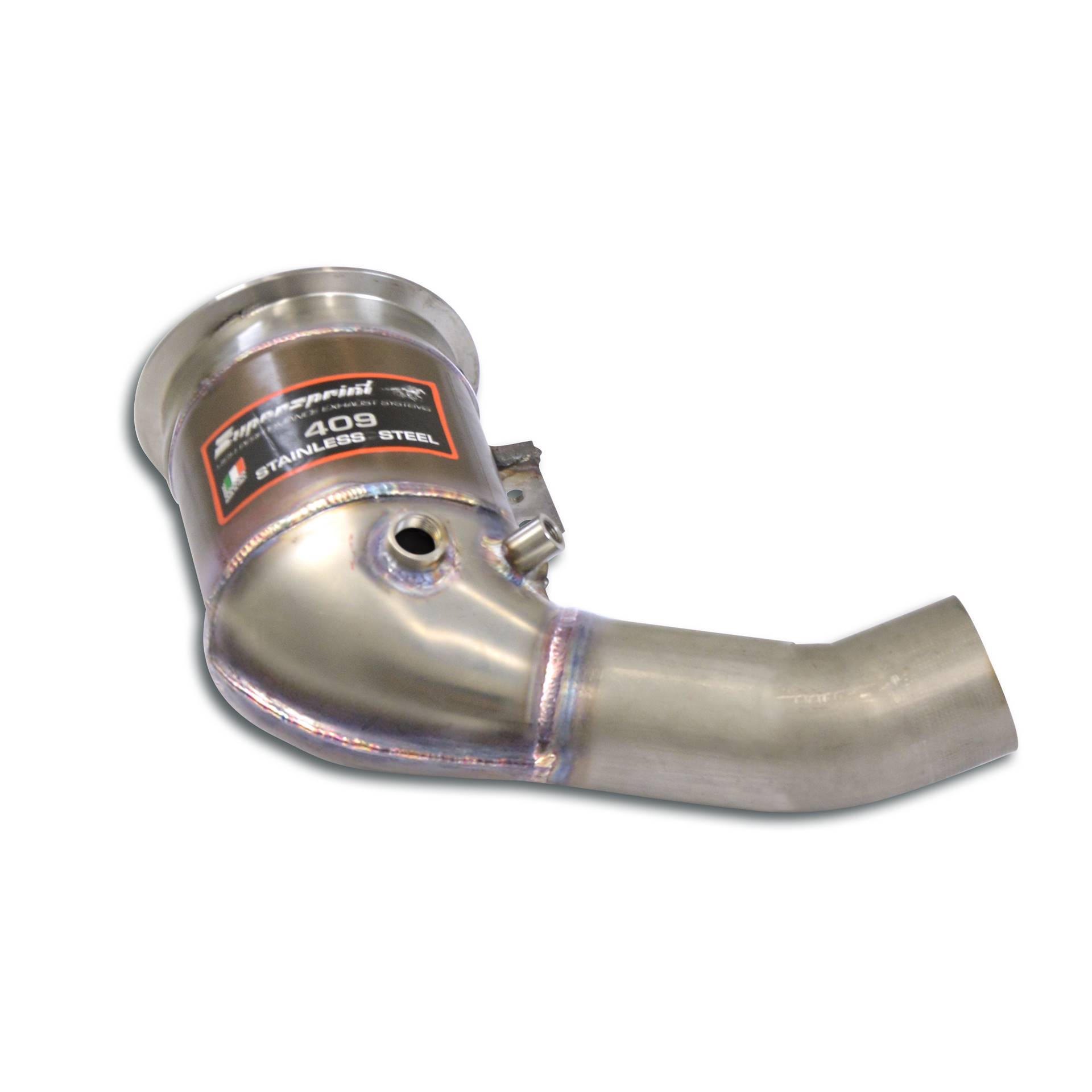 Downpipe Sinistro + Catalizzatore metallico