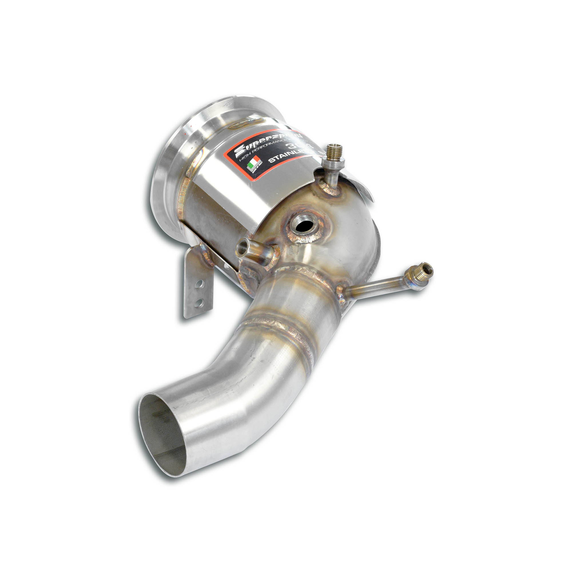 Downpipe Destro + Catalizzatore metallico<br>(Elimina GPF)