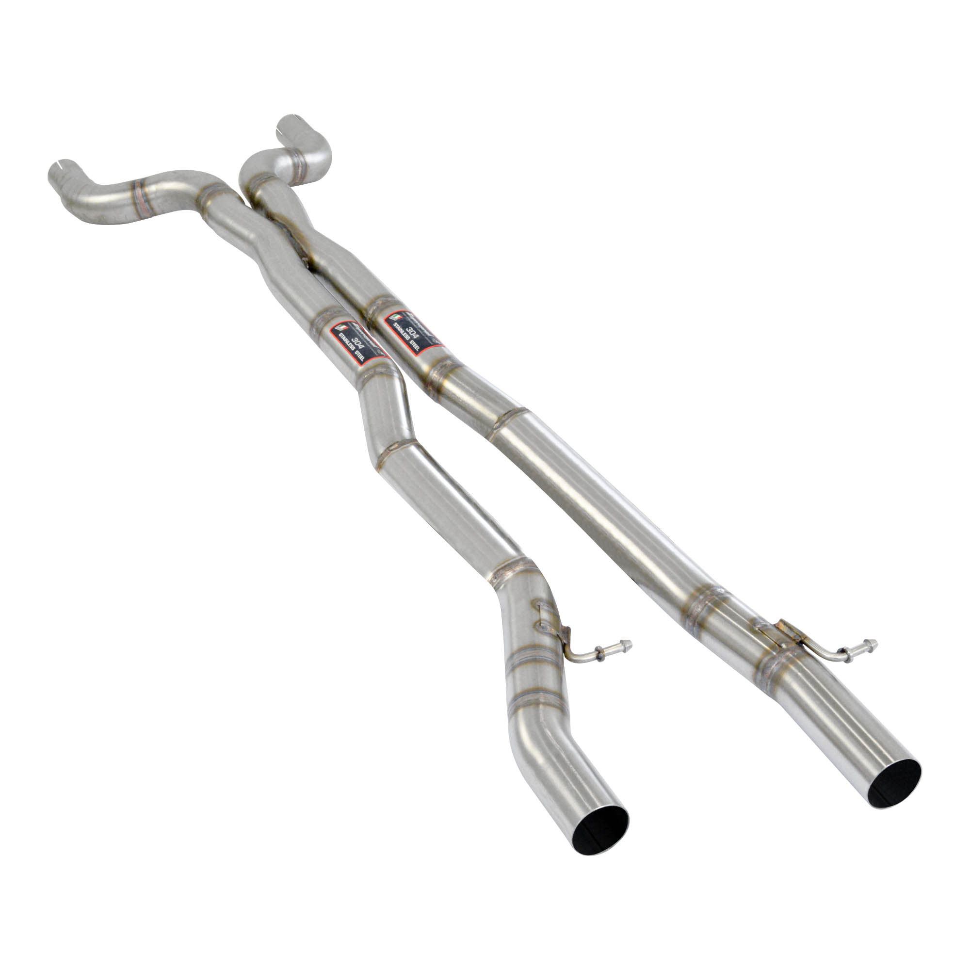 Tubo centrale Destro - Sinistro + "X-Pipe" 