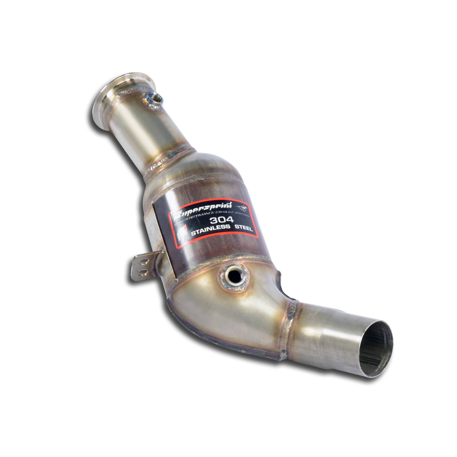 Downpipe destro + Catalizzatore metallico 200CPSI