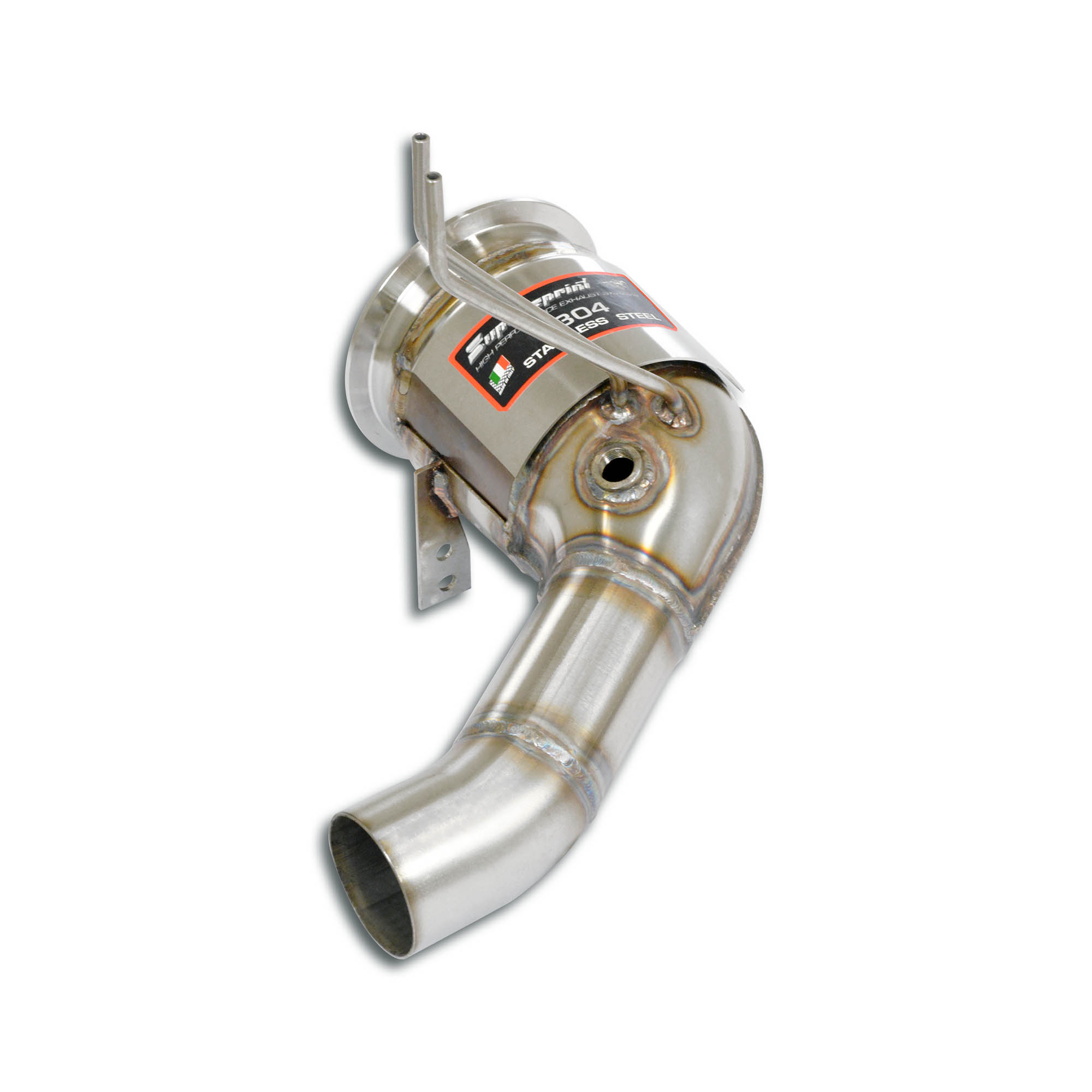 Downpipe Destro + Catalizzatore metallico<br>(Elimina GPF)