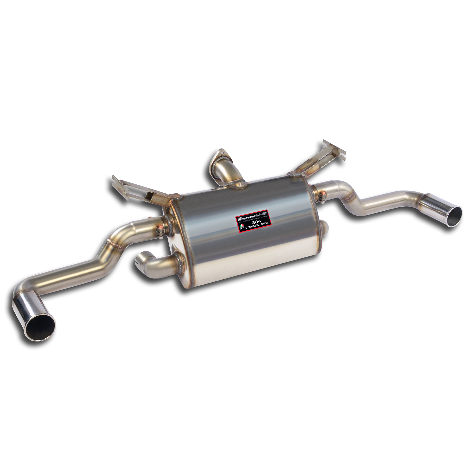 Posteriore destro O70 + sinistro O70 ''Sport/Racing''<br>Con tubo By-pass per valvola di serie