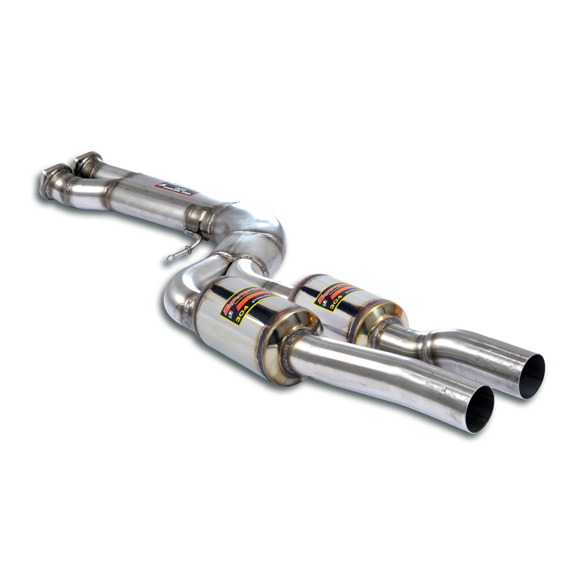"J-Pipe" con silenziatori anteriori