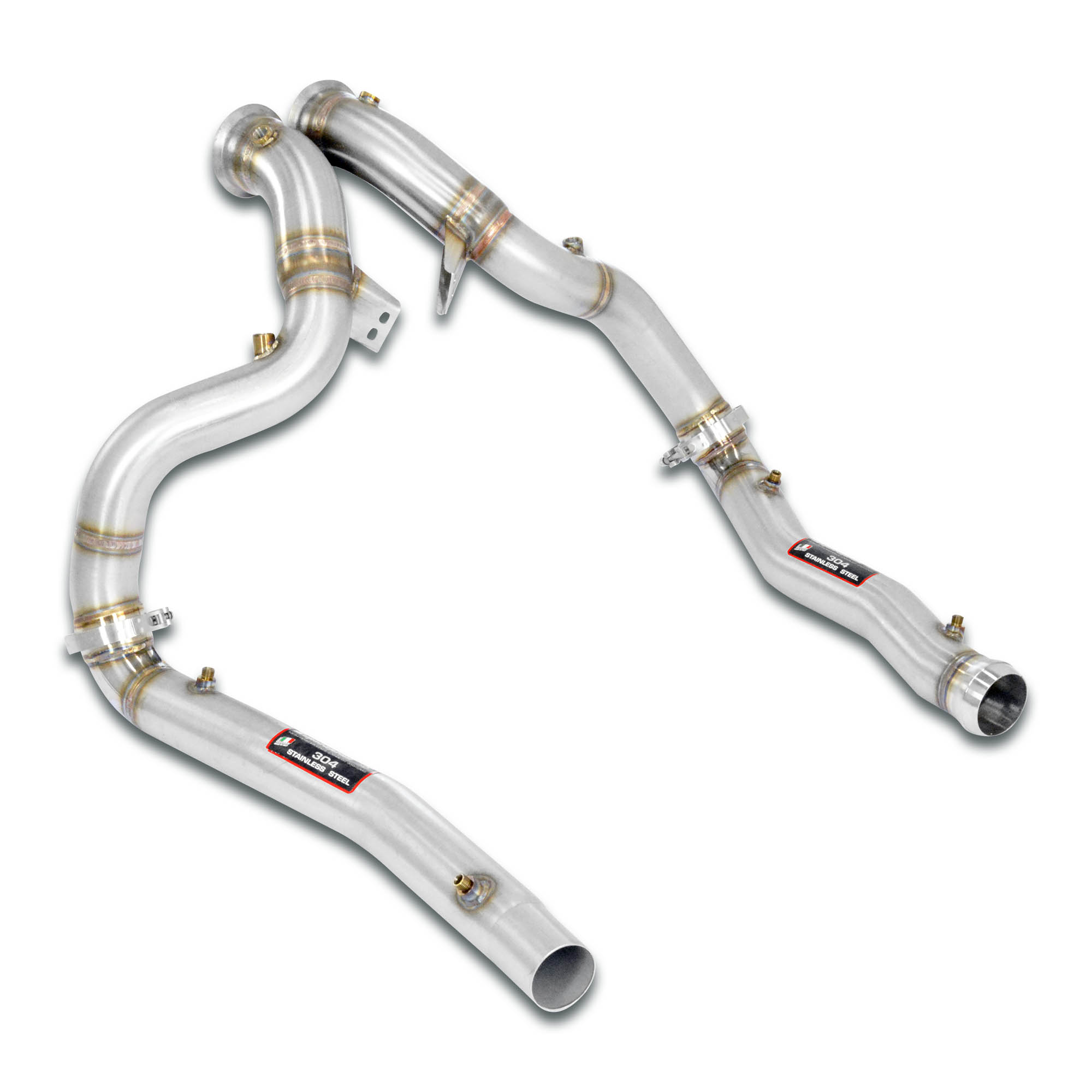 Kit downpipe Destro + Sinistro<br>(Sostituisce catalizzatore)