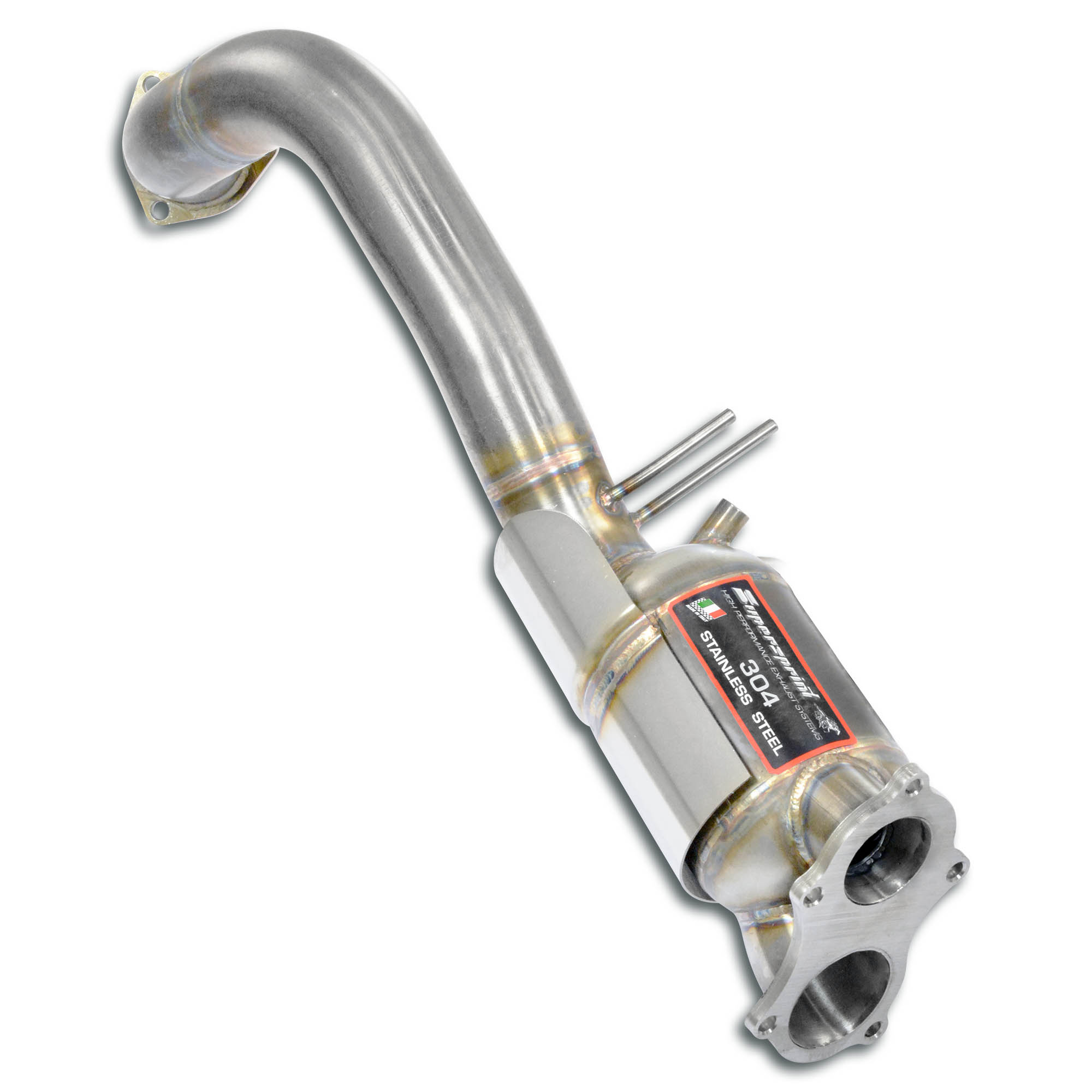 Anteriore sinistro con catalizzatore metallico<br>(Elimina GPF)
