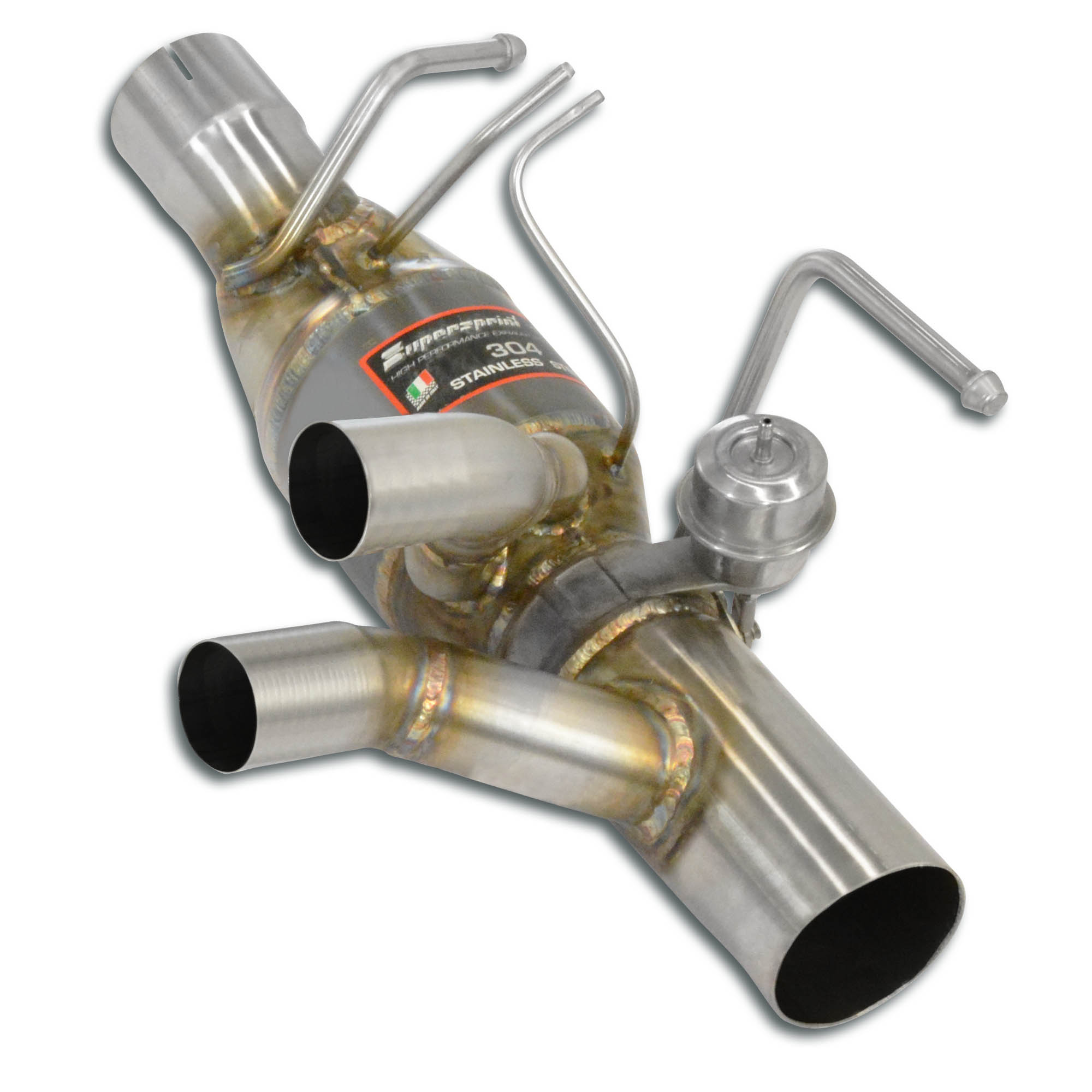 Tubo posteriore destro con valvola + Catalizzatore metallico<br>(Elimina GPF)