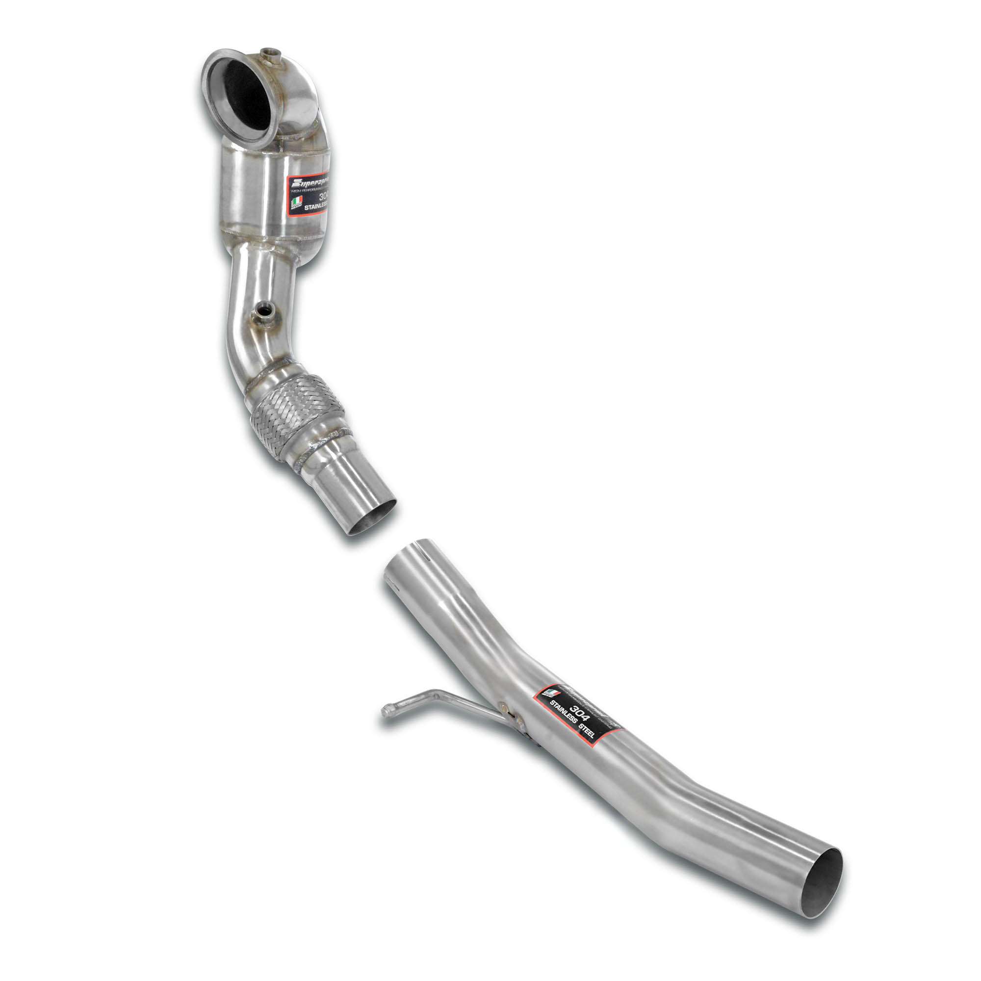Tubo turbina con catalizzatore metallico WRC 100 CPSI  