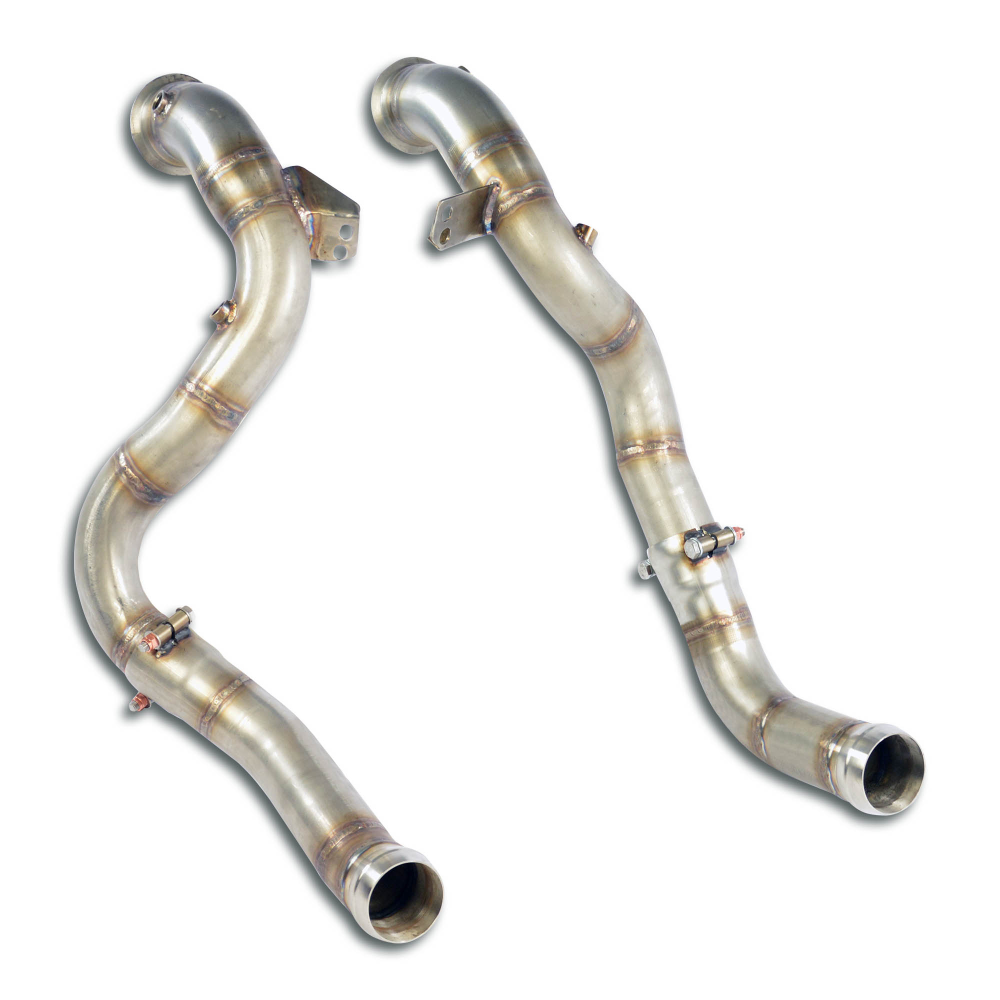 Kit downpipe Destro + Sinistro<br>Elimina catalizzatore primario e secondario (RHD - LHD)