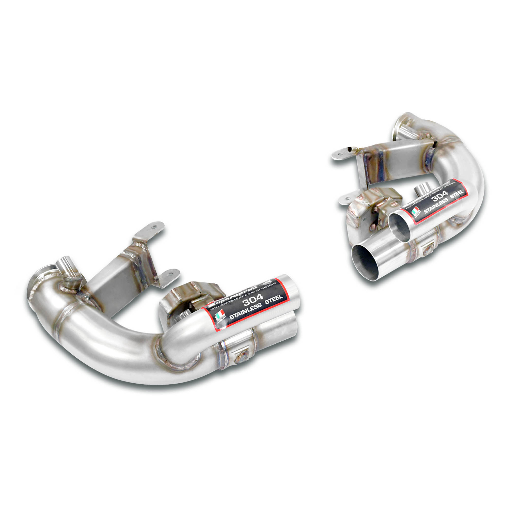 Kit tubi anteriori Destro - Sinistro<br>(Elimina catalizzatore + GPF) con valvola
