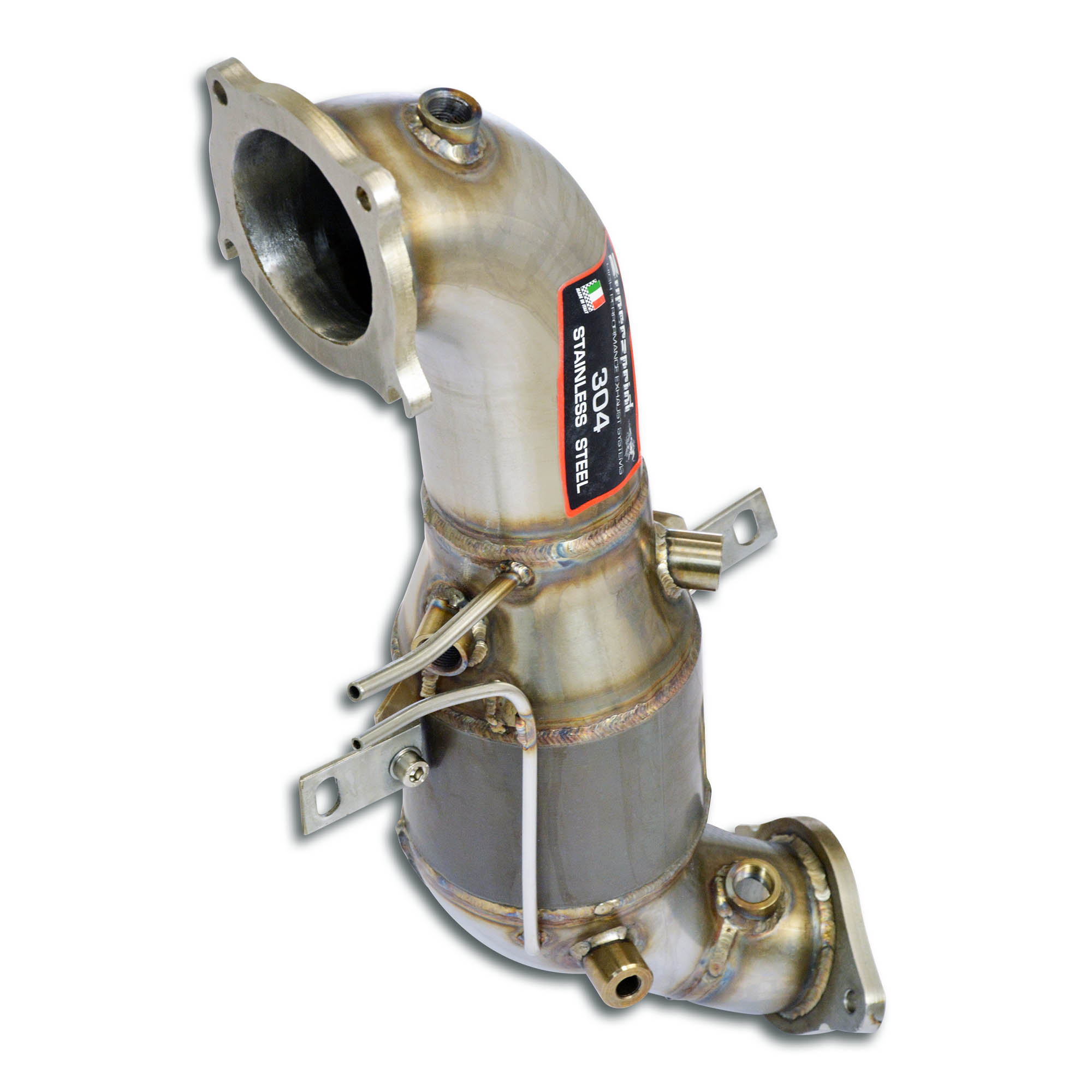 Downpipe + Catalizzatore metallico 100CPSI