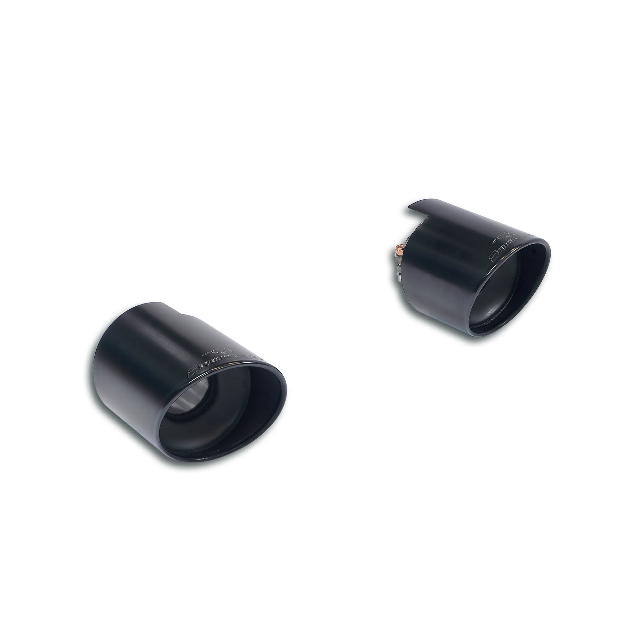 Kit terminali Destro O 120 - Sinistro O 120 "Gun Metal Grey"  