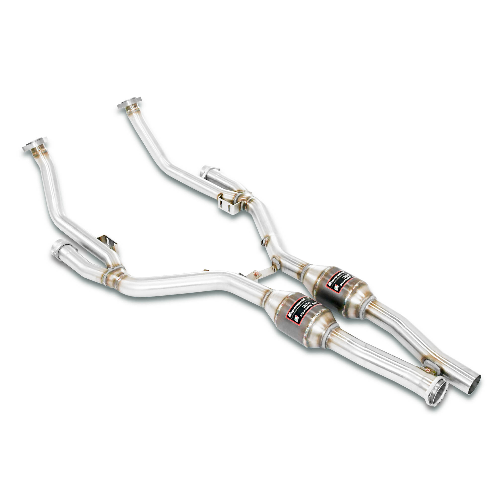 Anteriore con catalizzatore metallico Destro + Sinistro