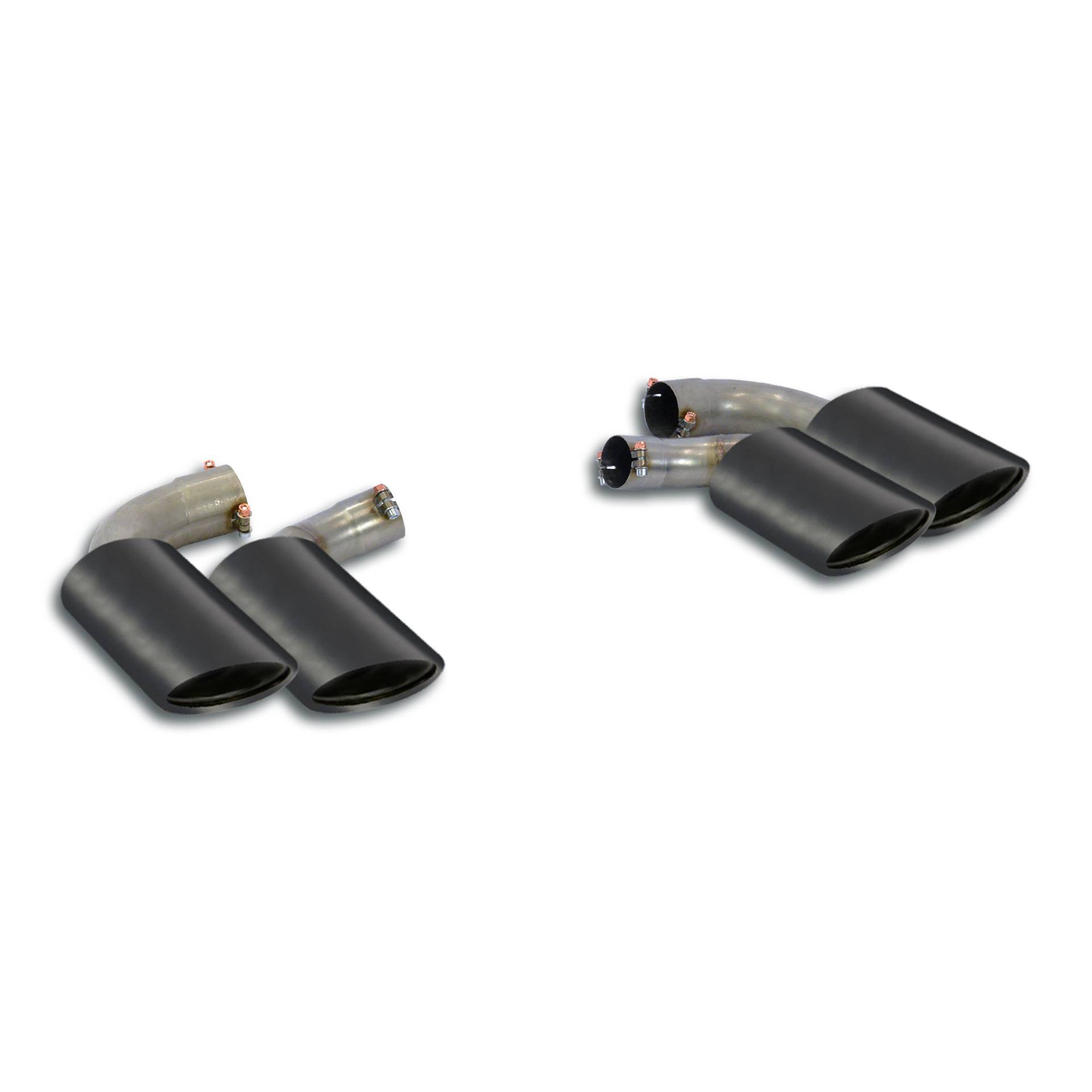 Kit 4 terminali Destro - Sinistro 120x80 "Gun Metal Grey"  