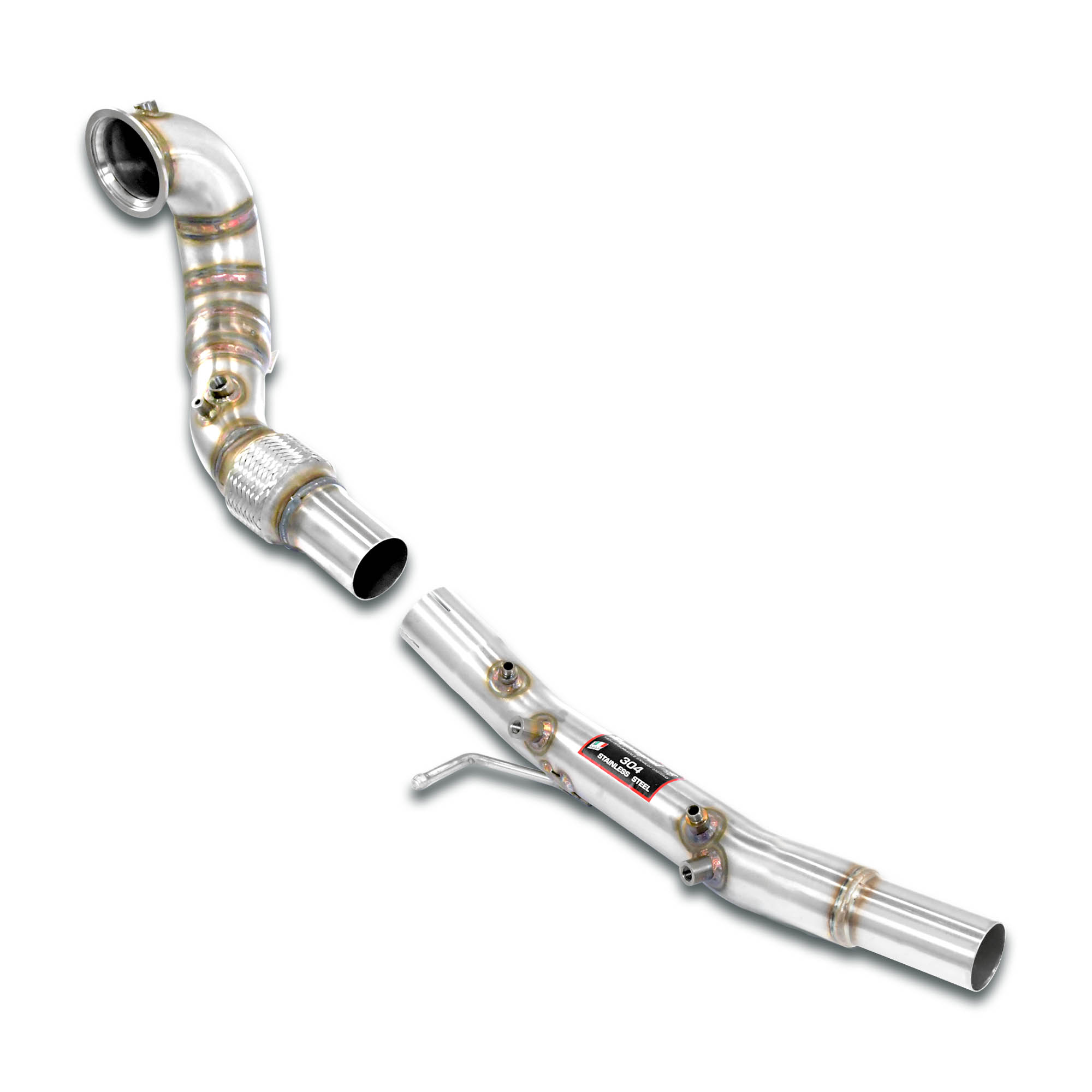 Turbo downpipe kit<br>(Sostituisce catalizzatore - Elimina GPF)