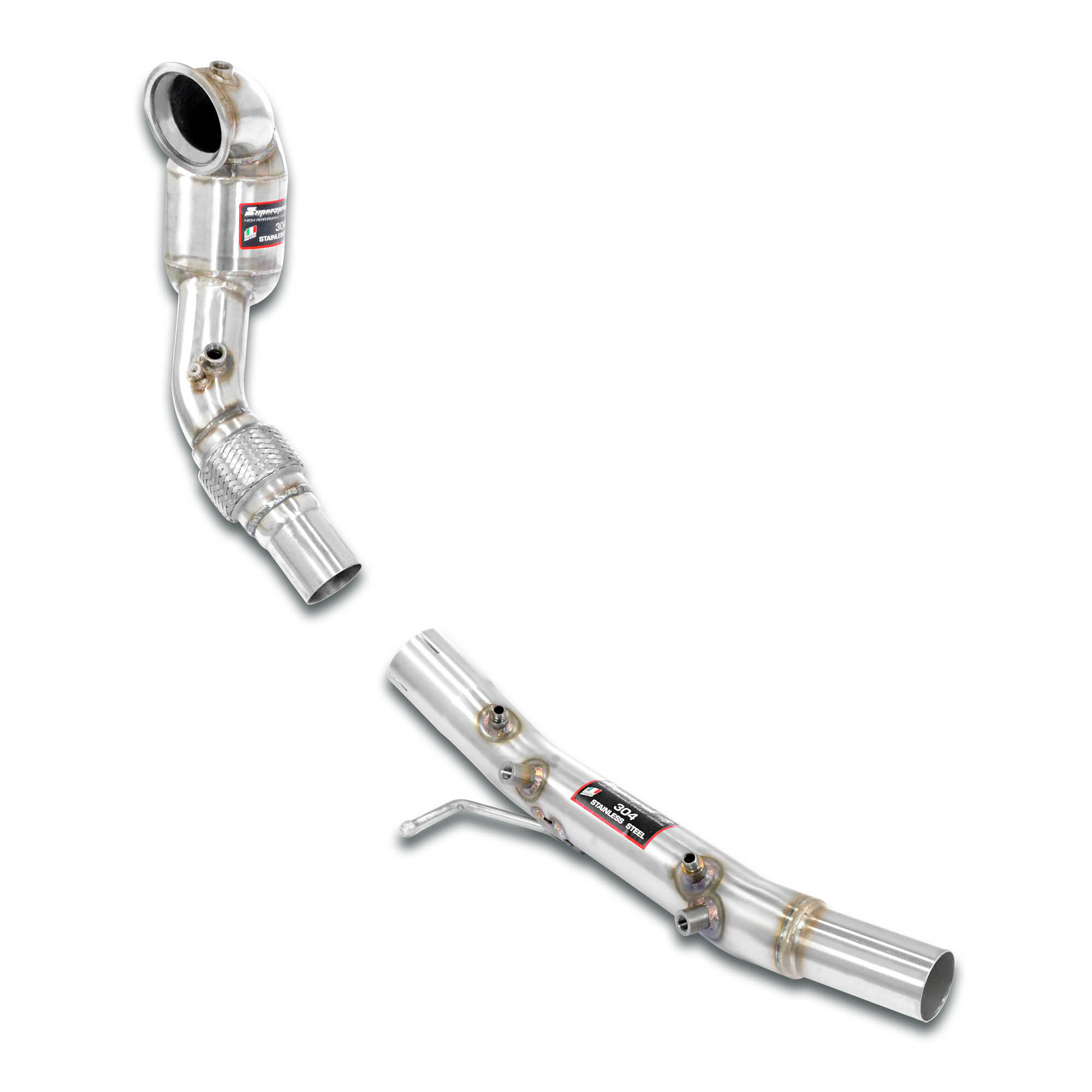 Tubo turbina con catalizzatore metallico 200 CPSI<br>(Elimina GPF)