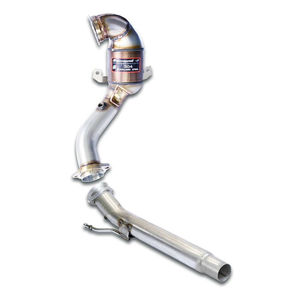 Tubo turbina con catalizzatore metallico 200 CPSI