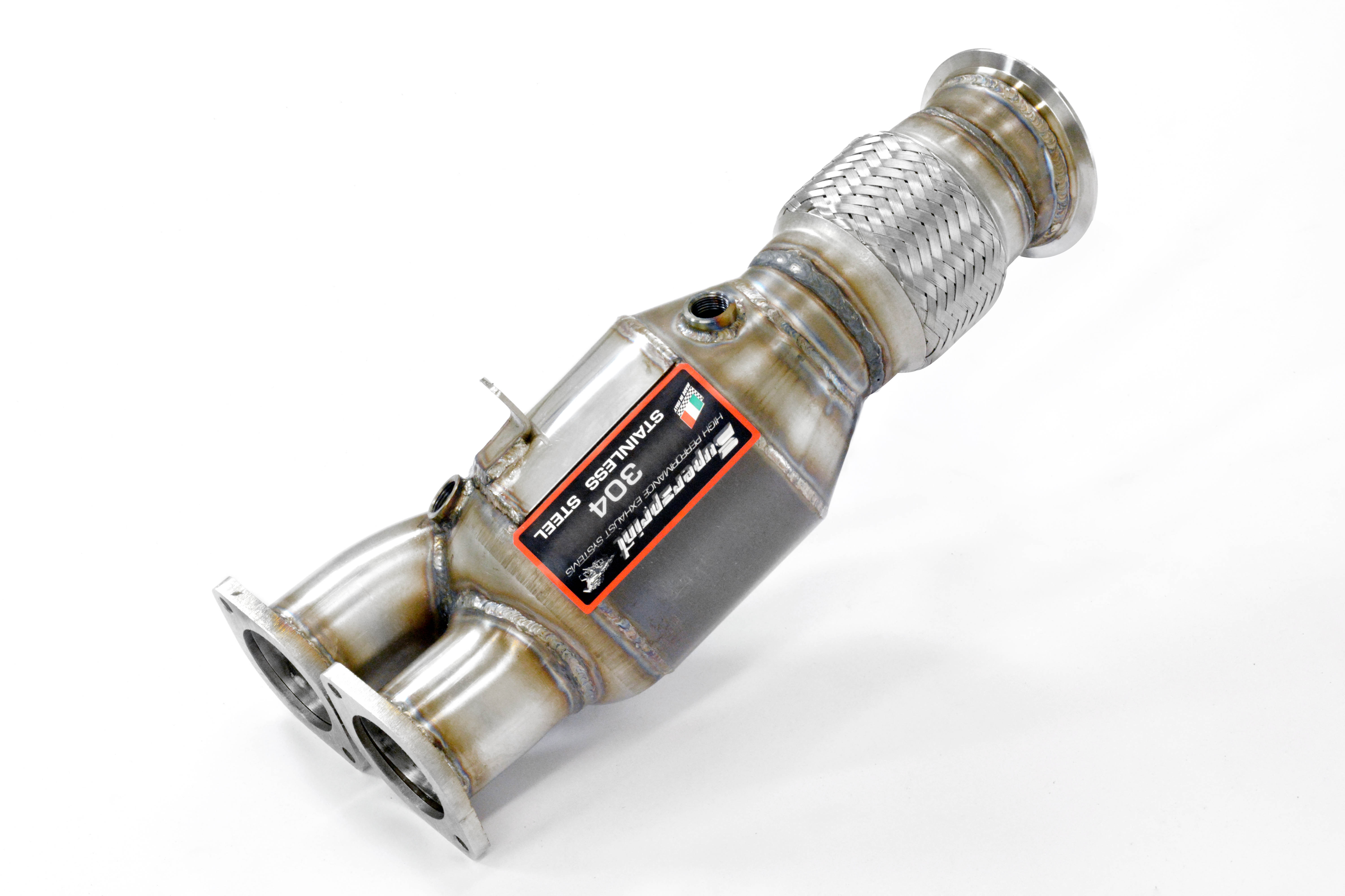 Kit tubi turbina + catalizzatore metallico<br>(Guida a destra / sinistra)