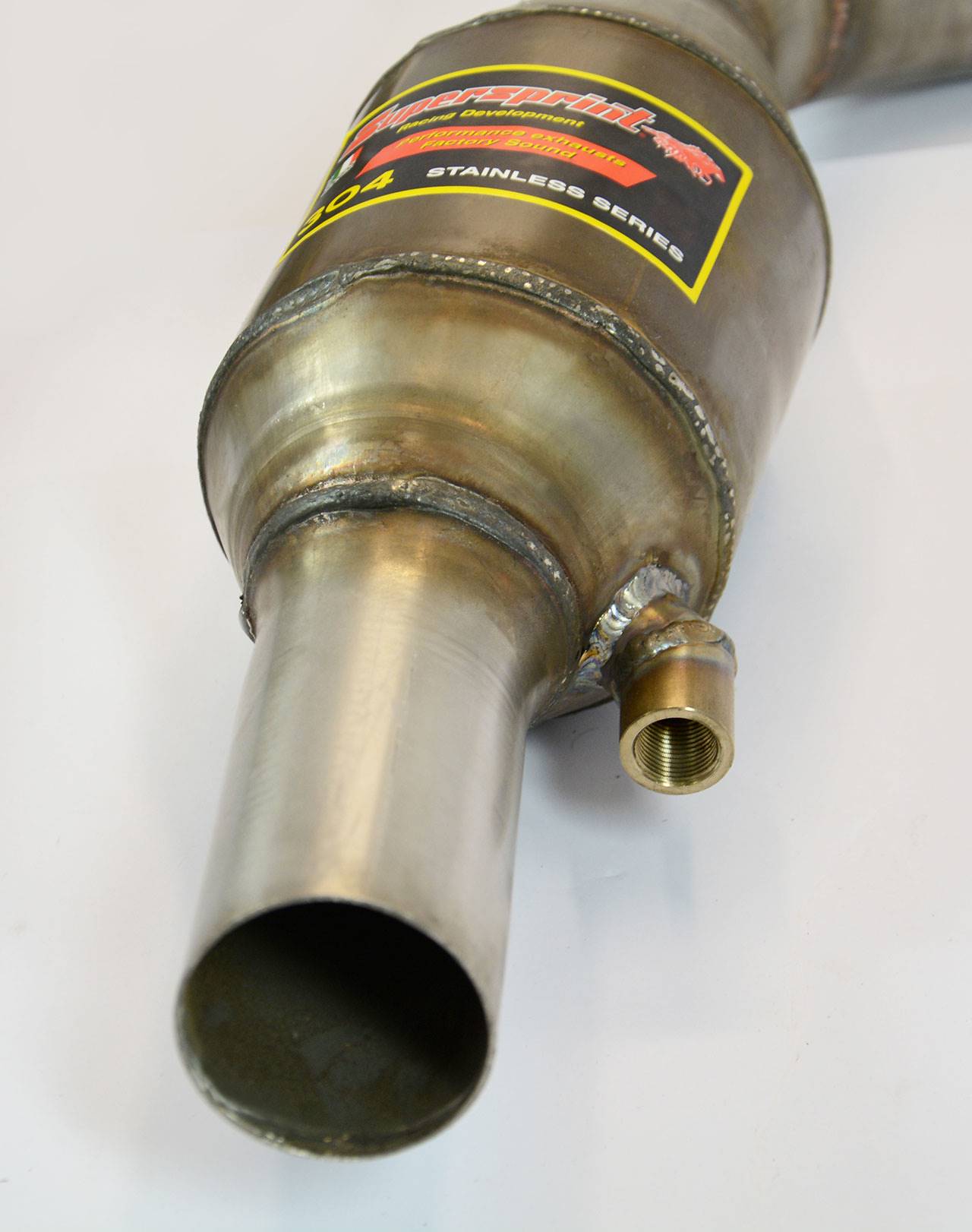 Scarico anteriore con catalizzatore metallico 200CPSI destro + sinistro