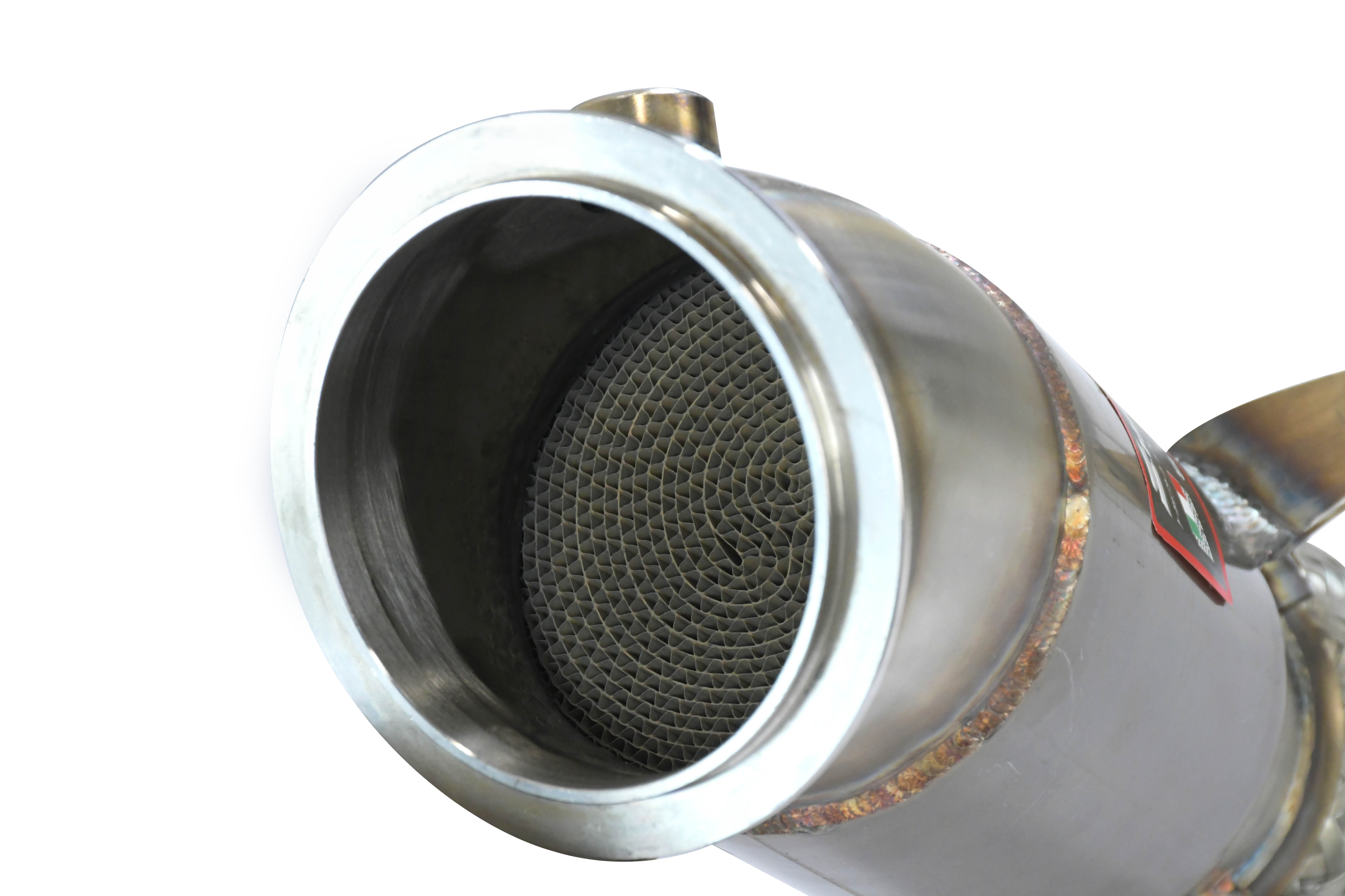 Downpipe + Catalizzatore metallico 100CPSI