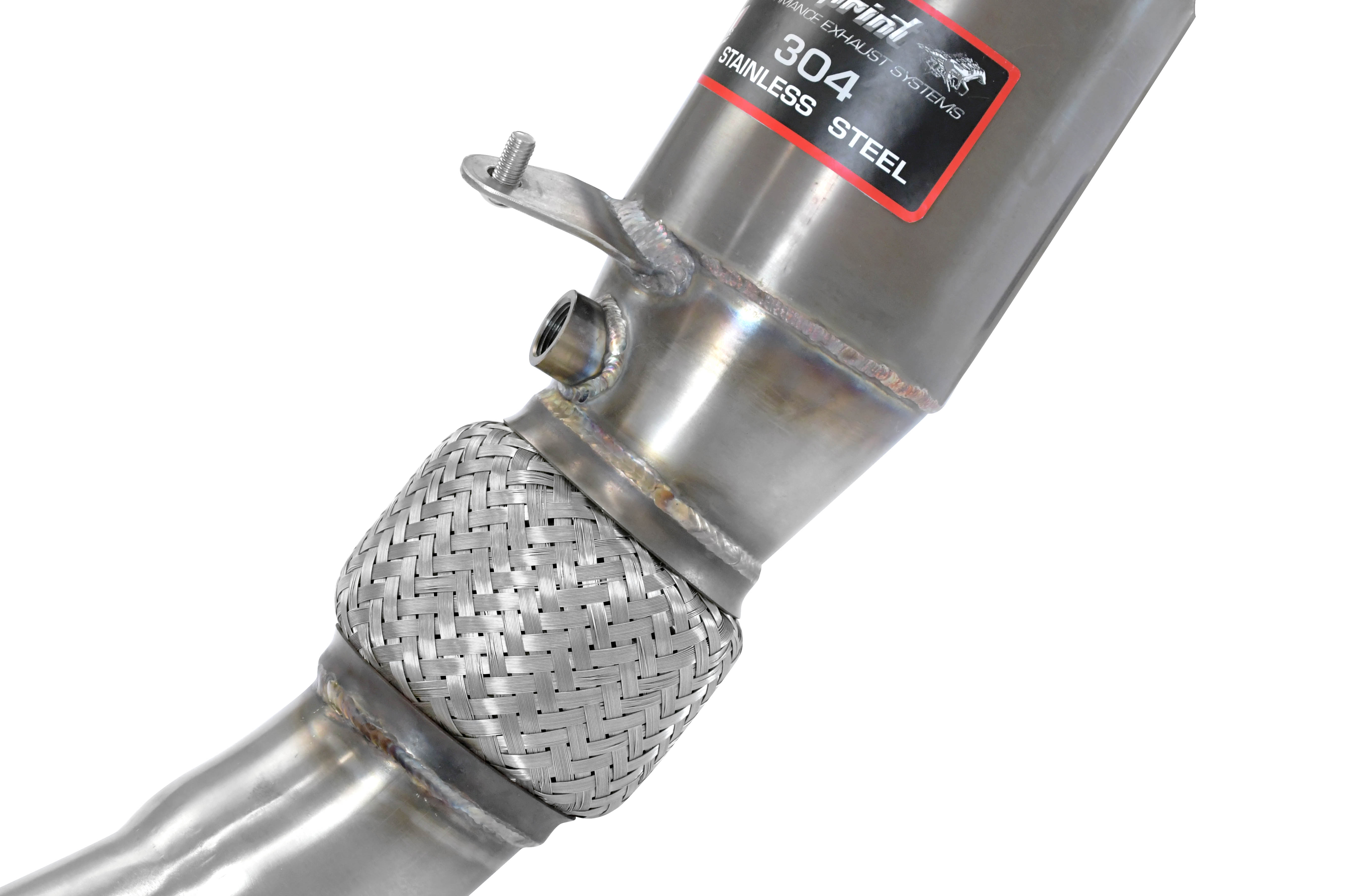 Downpipe + Catalizzatore metallico 100CPSI