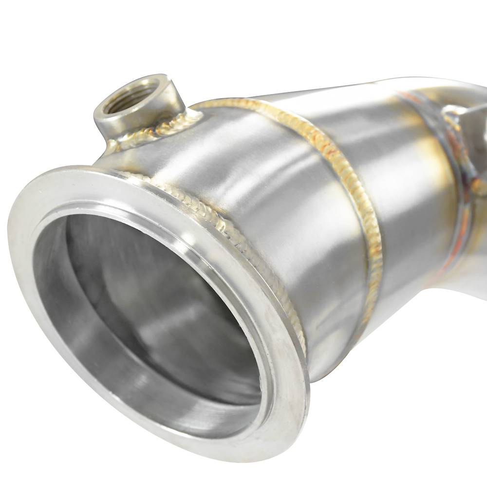 Kit tubi turbina Destro - Sinistro<br>(sostituzione catalizzatore)<br>Compatibile con impianto "Cat.-Back" di serie