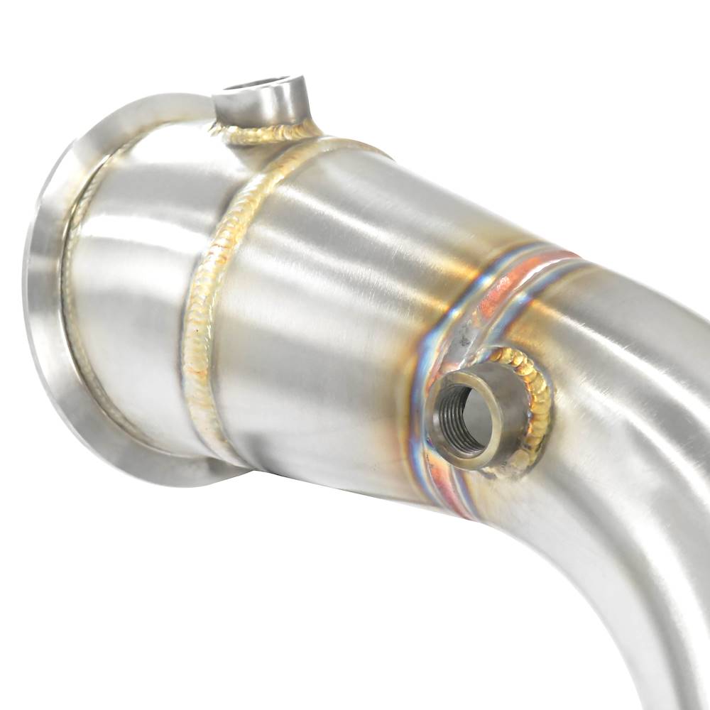 Kit tubi turbina Destro - Sinistro<br>(sostituzione catalizzatore)<br>Compatibile con impianto "Cat.-Back" di serie