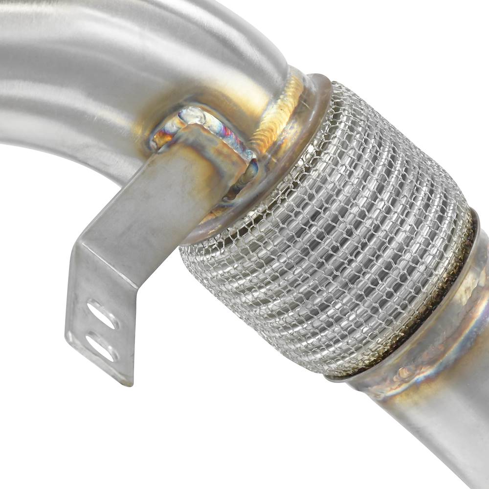 Kit tubi turbina Destro - Sinistro<br>(sostituzione catalizzatore)<br>Compatibile con impianto "Cat.-Back" di serie