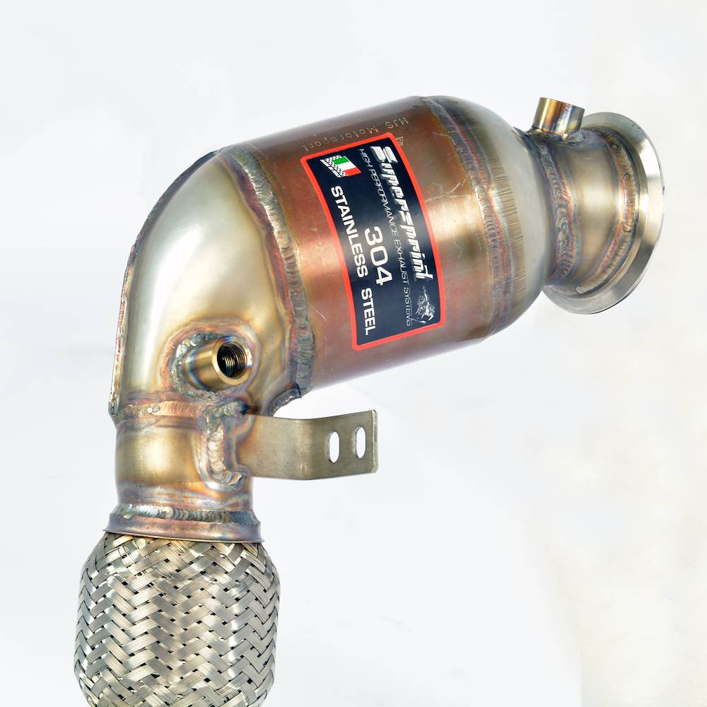 Kit tubo turbina + Catalizzatore destro