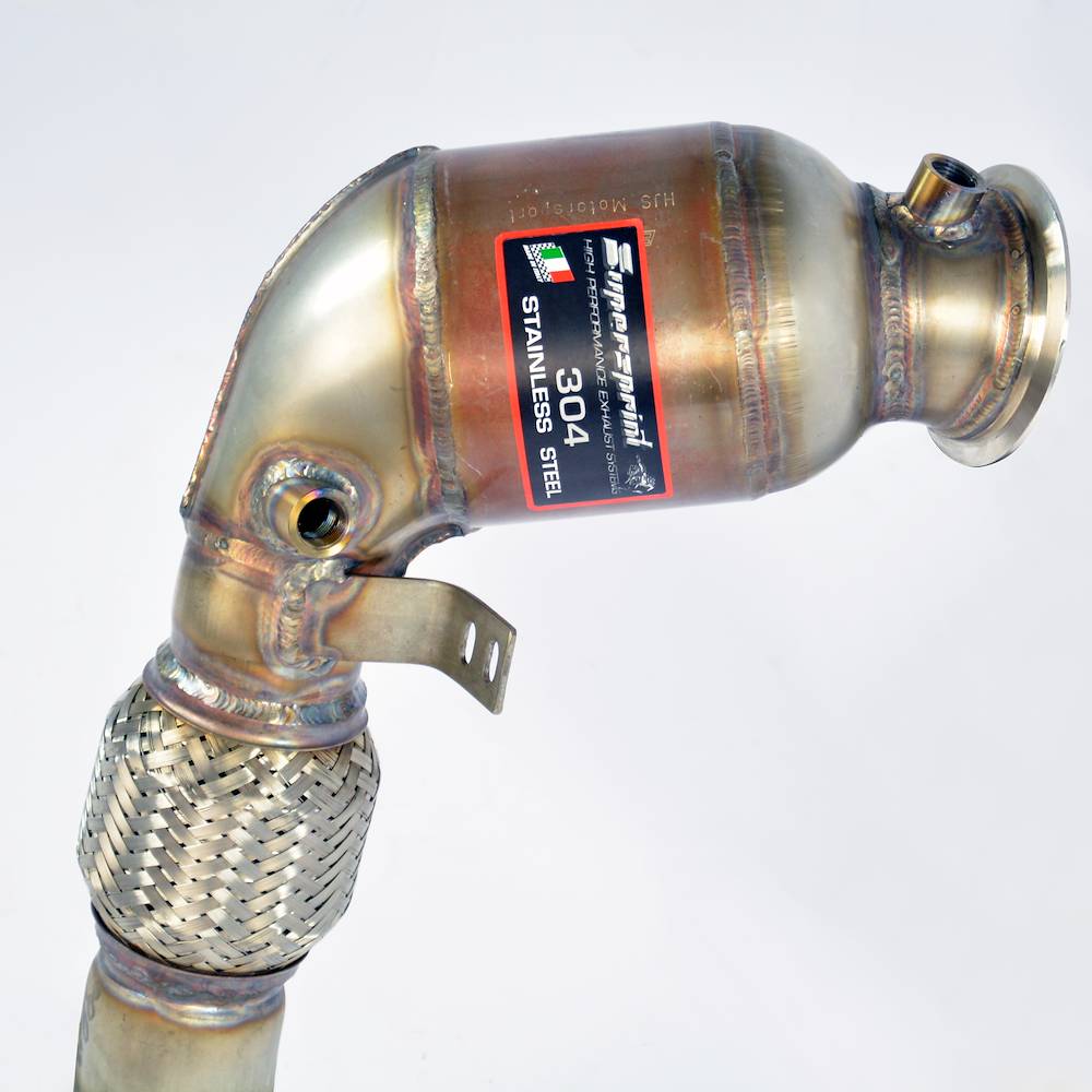 Kit tubo turbina + Catalizzatore destro
