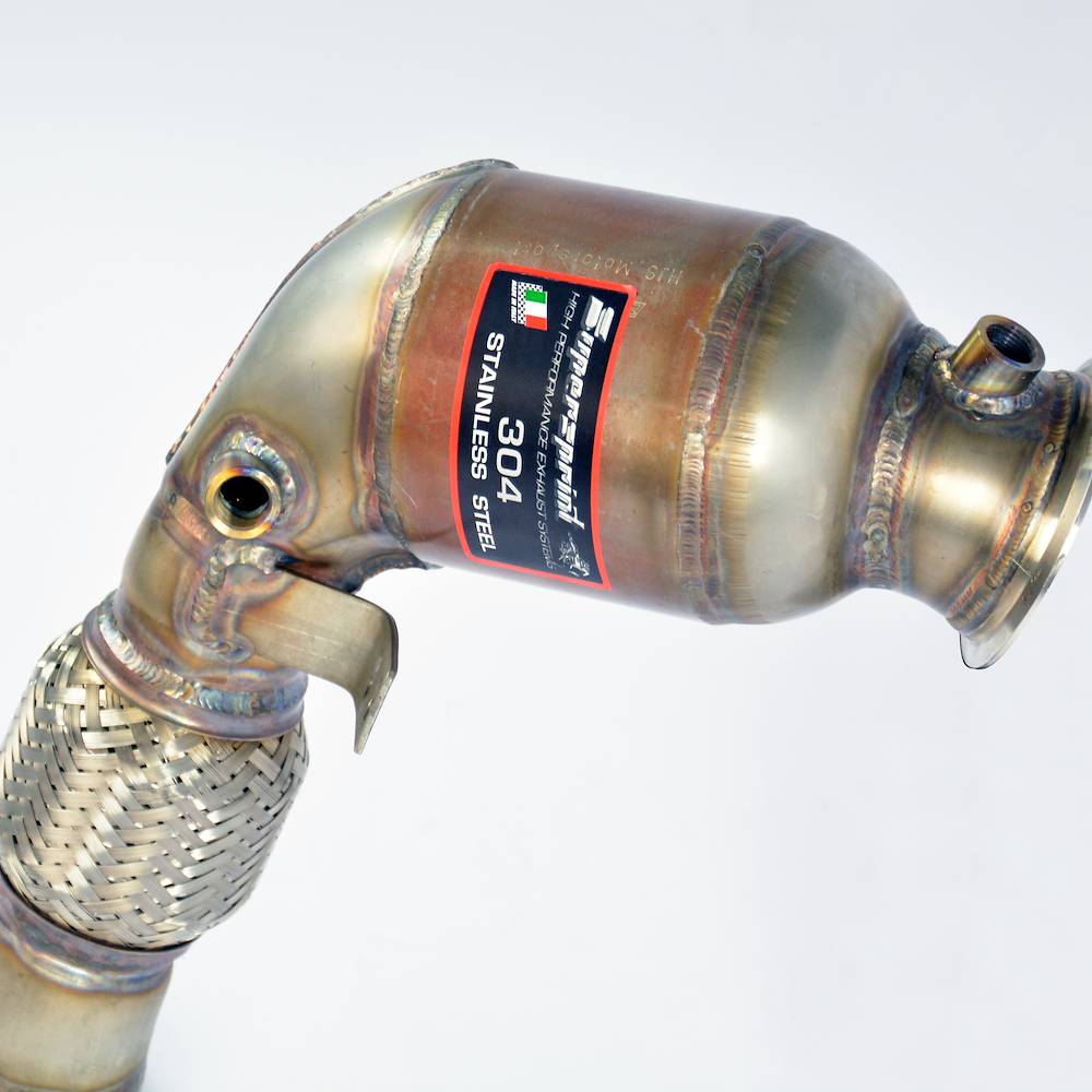 Kit tubo turbina + Catalizzatore destro