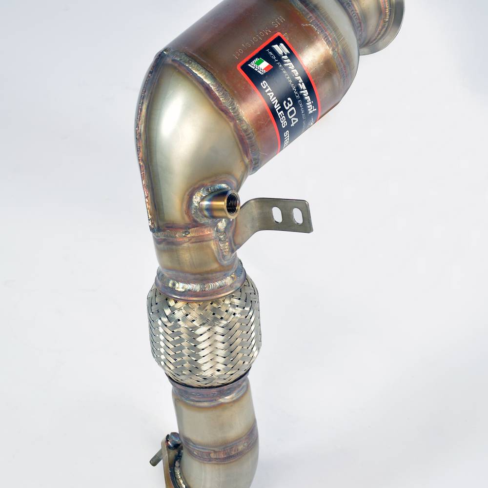 Kit tubo turbina + Catalizzatore destro