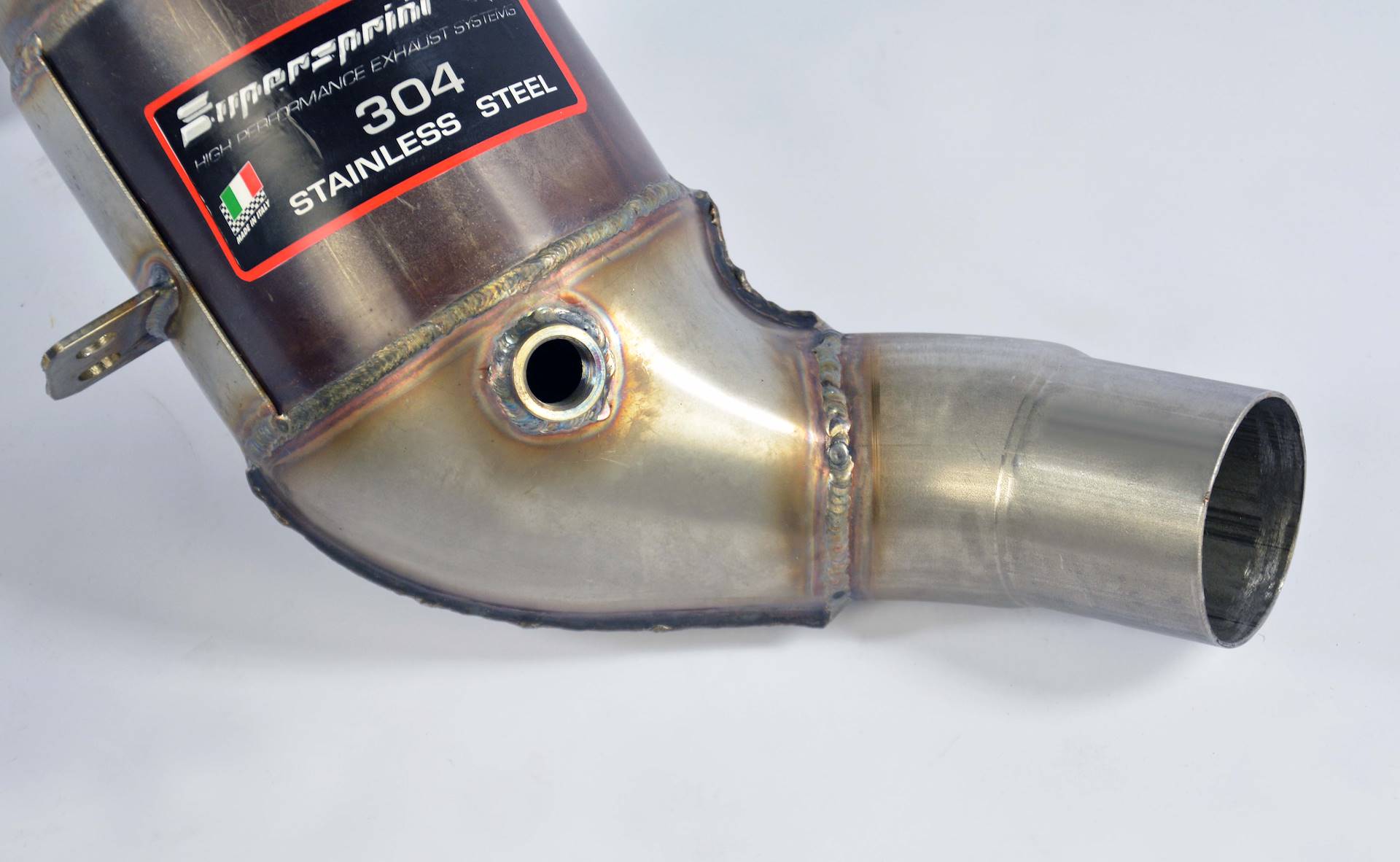 Downpipe destro + Catalizzatore metallico 200CPSI