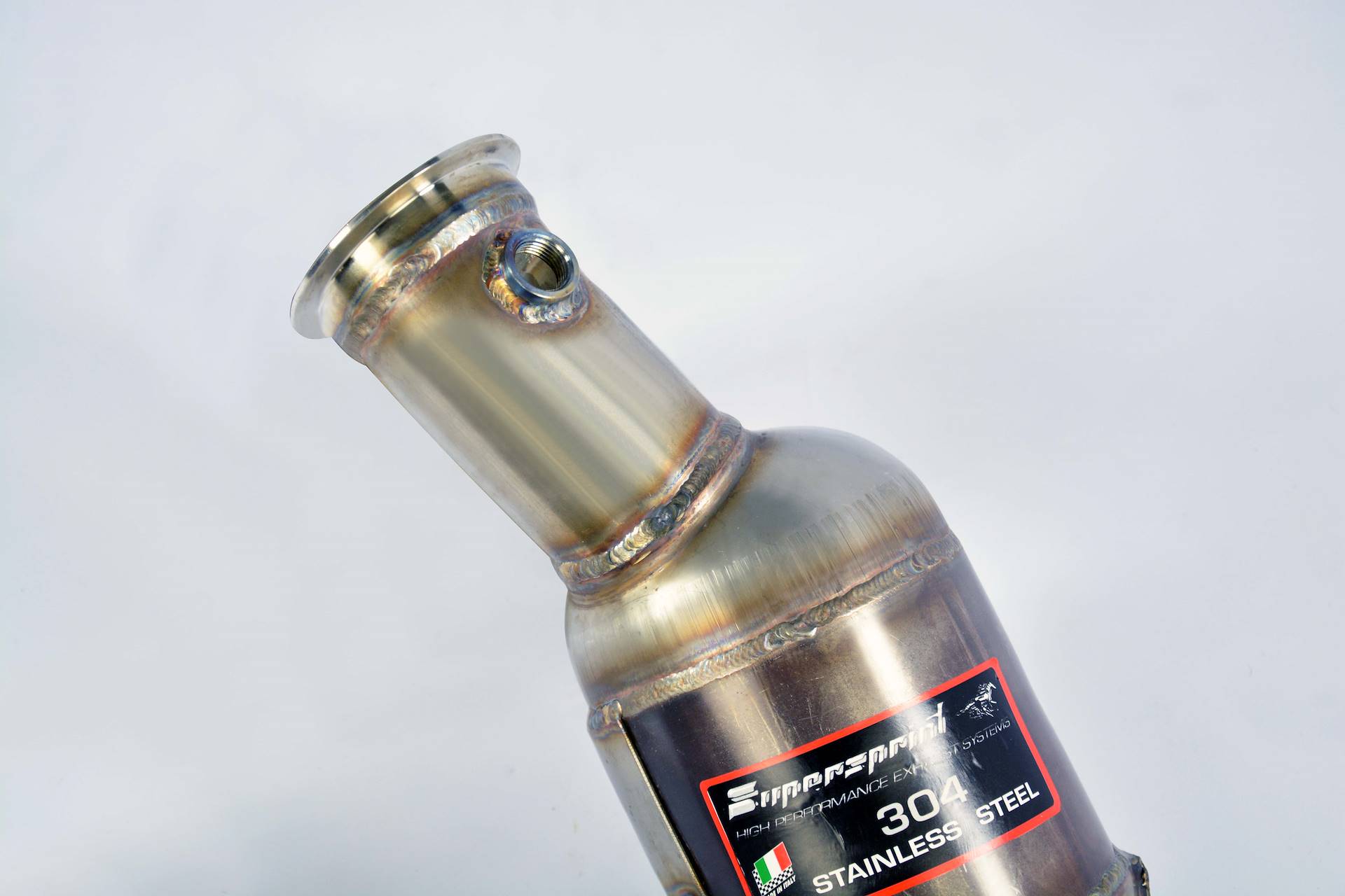 Downpipe destro + Catalizzatore metallico 200CPSI