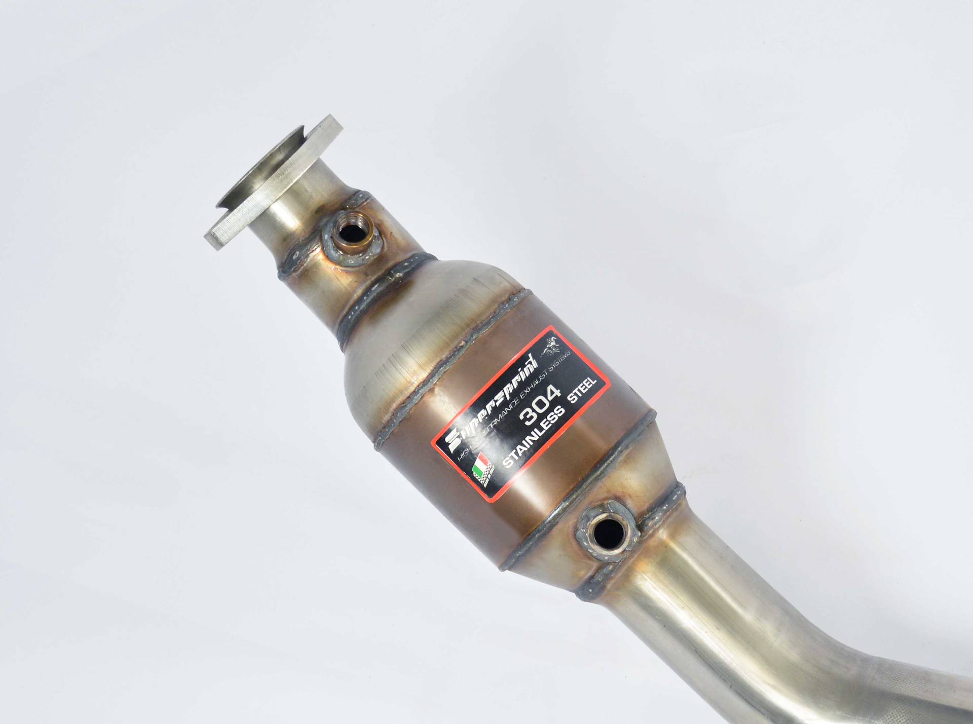 Kit tubo turbina + Catalizzatore metallico destro