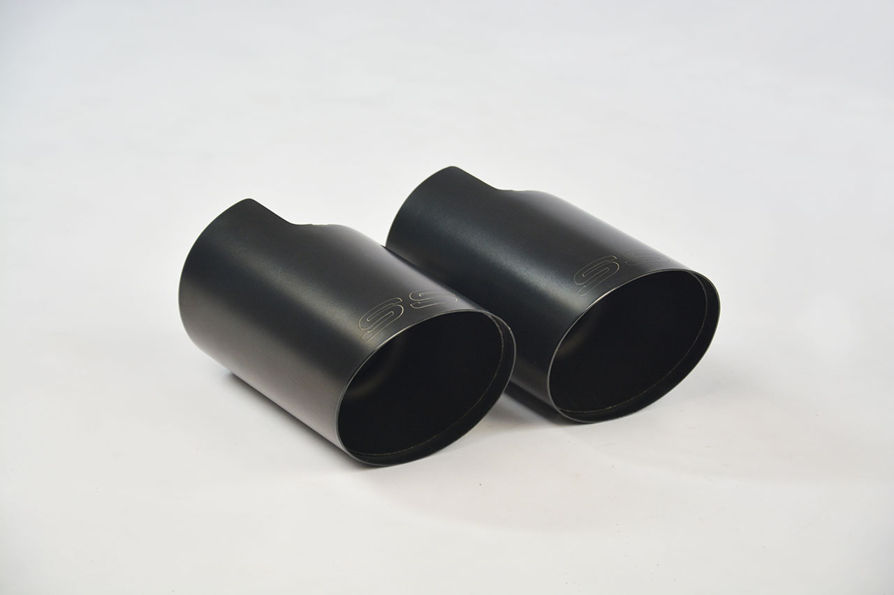 Kit terminali "Racing-Gun Metal Grey" Destro OO100 - Sinistro OO100 