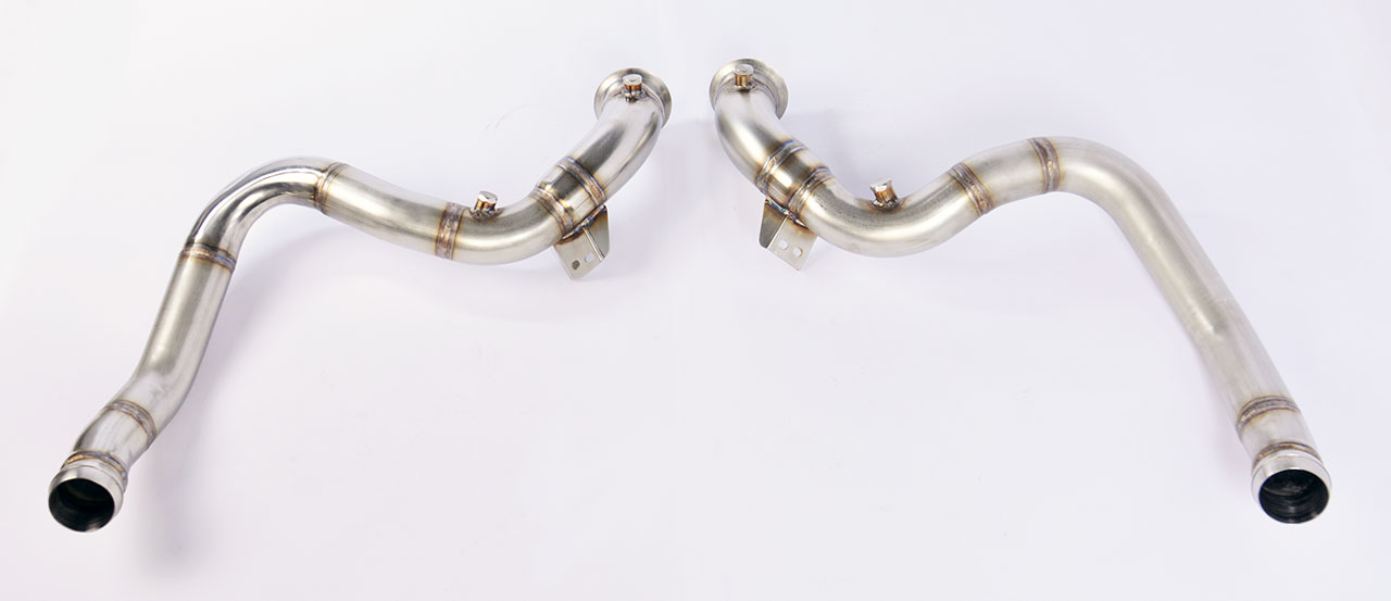 Kit downpipe Destro + Sinistro<br>(Elimina catalizzatore primario e secondario)