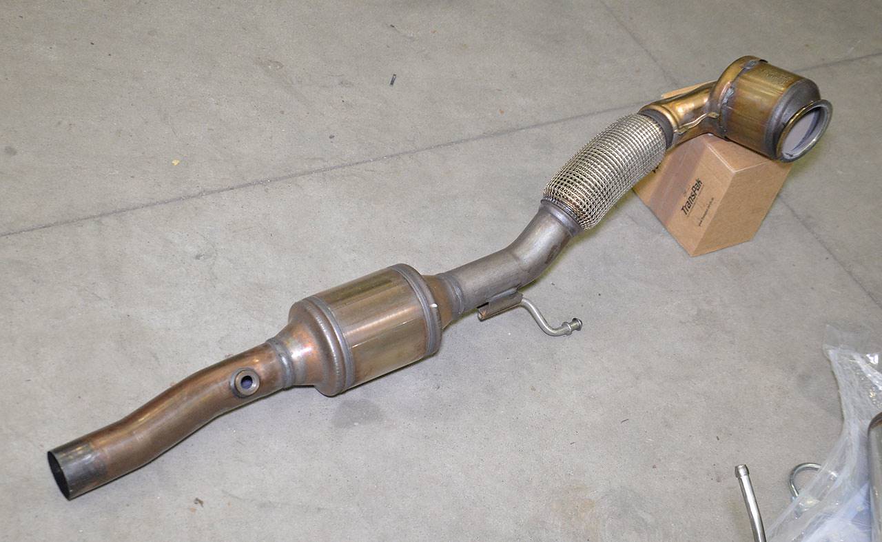 Kit tubo turbina + Catalizzatore metallico 100 CPSI