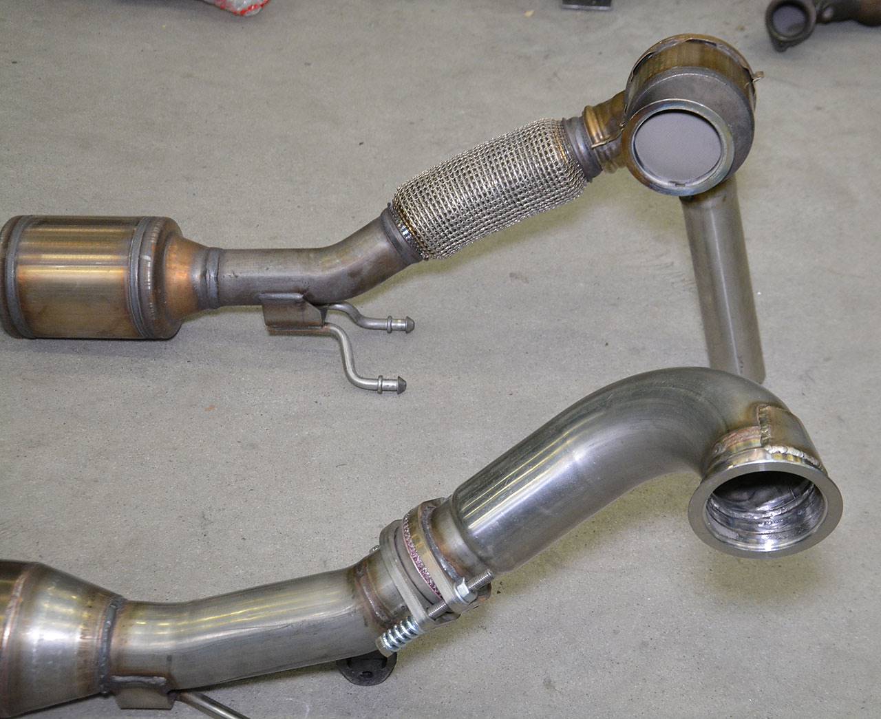 Kit tubo turbina + Catalizzatore metallico 200 CPSI