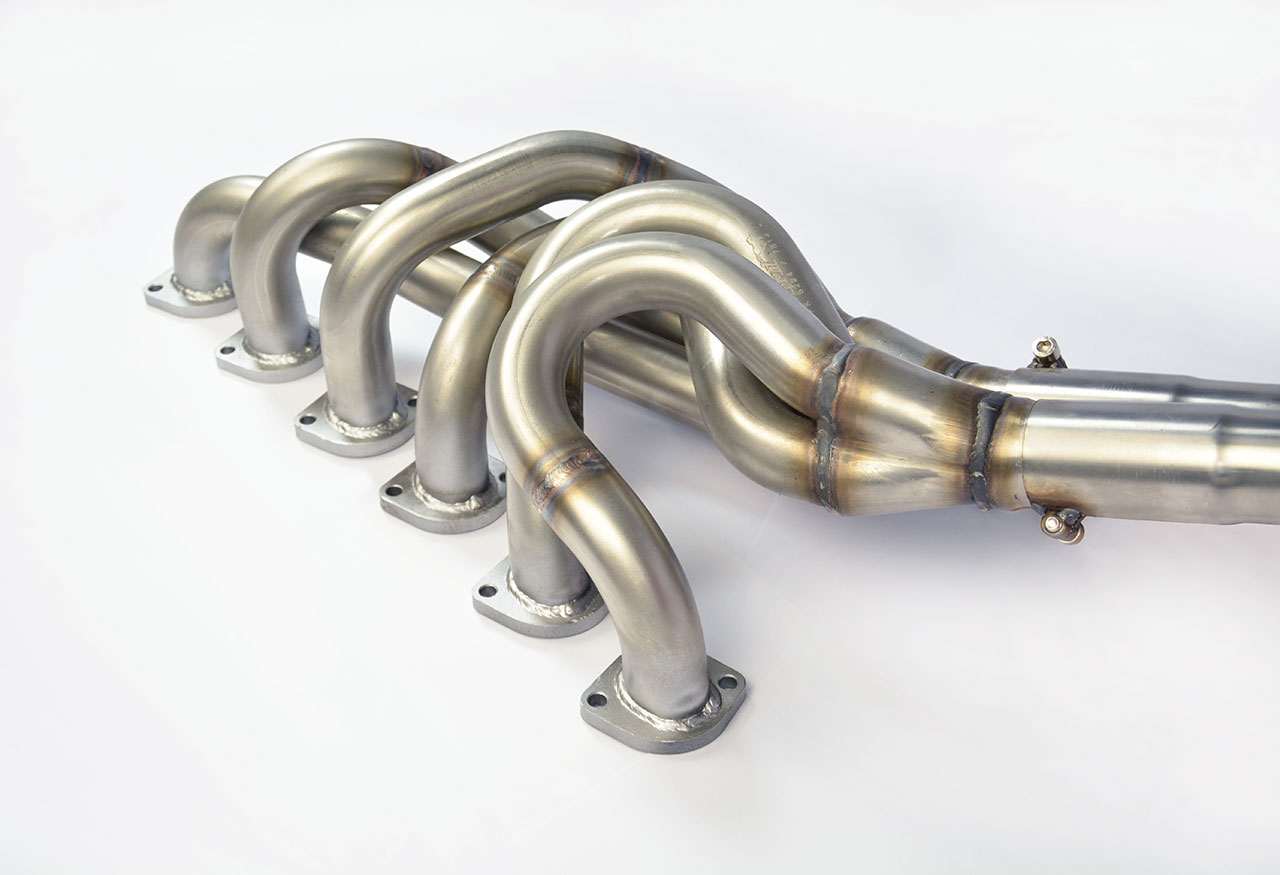 Collettore + tubi raccordo 100% Inox<br>(Guida a sinistra)